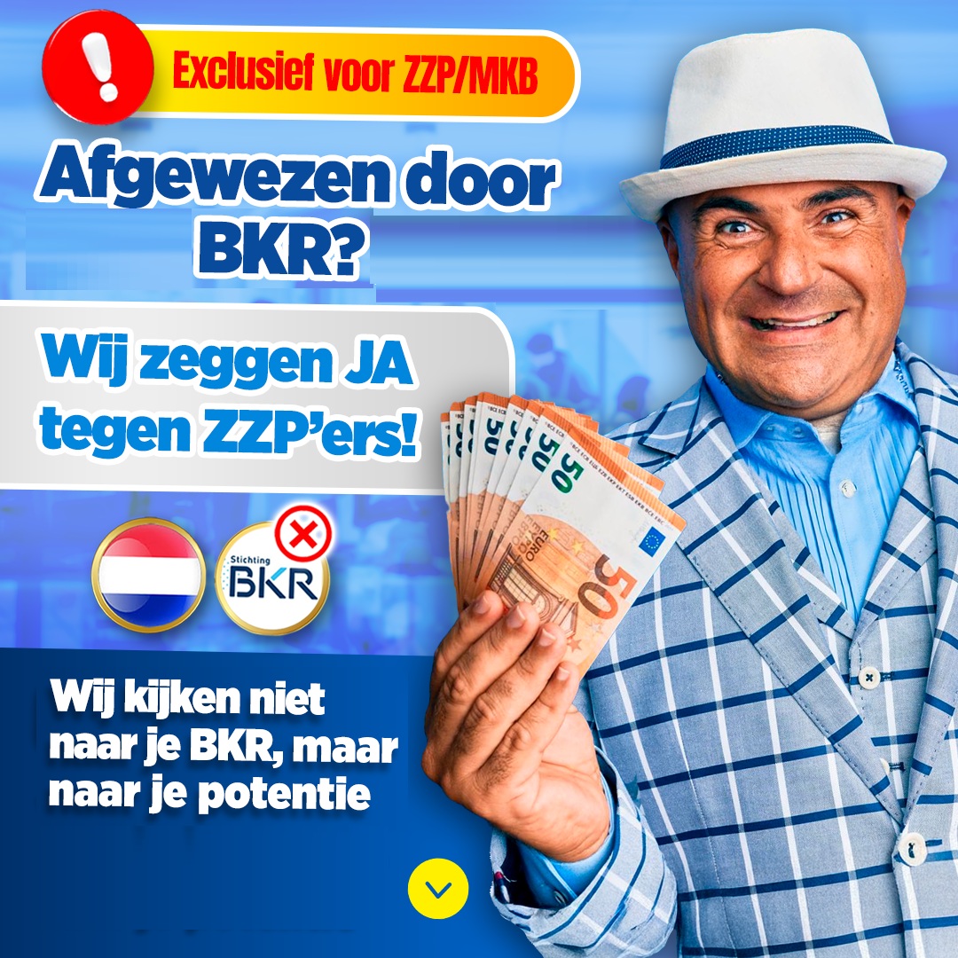 Global Consulting Facebook ad: Groei als ZZP’er, zonder BKR-toets