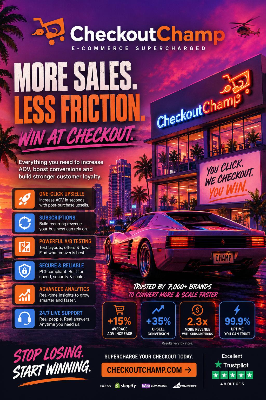 Checkout Champ Facebook ad