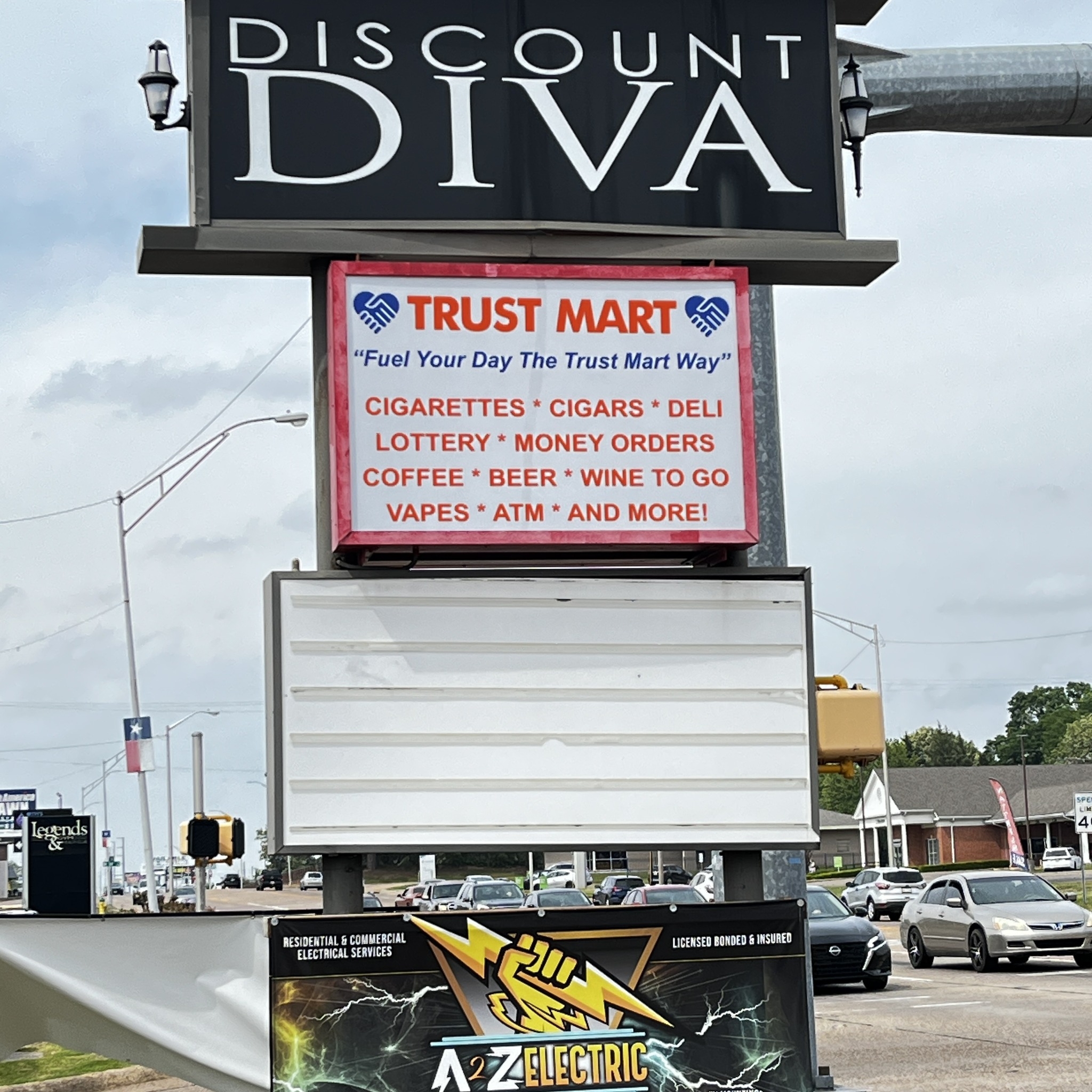 Trust Mart Facebook ad: Trust Mart-For Your Convenience.