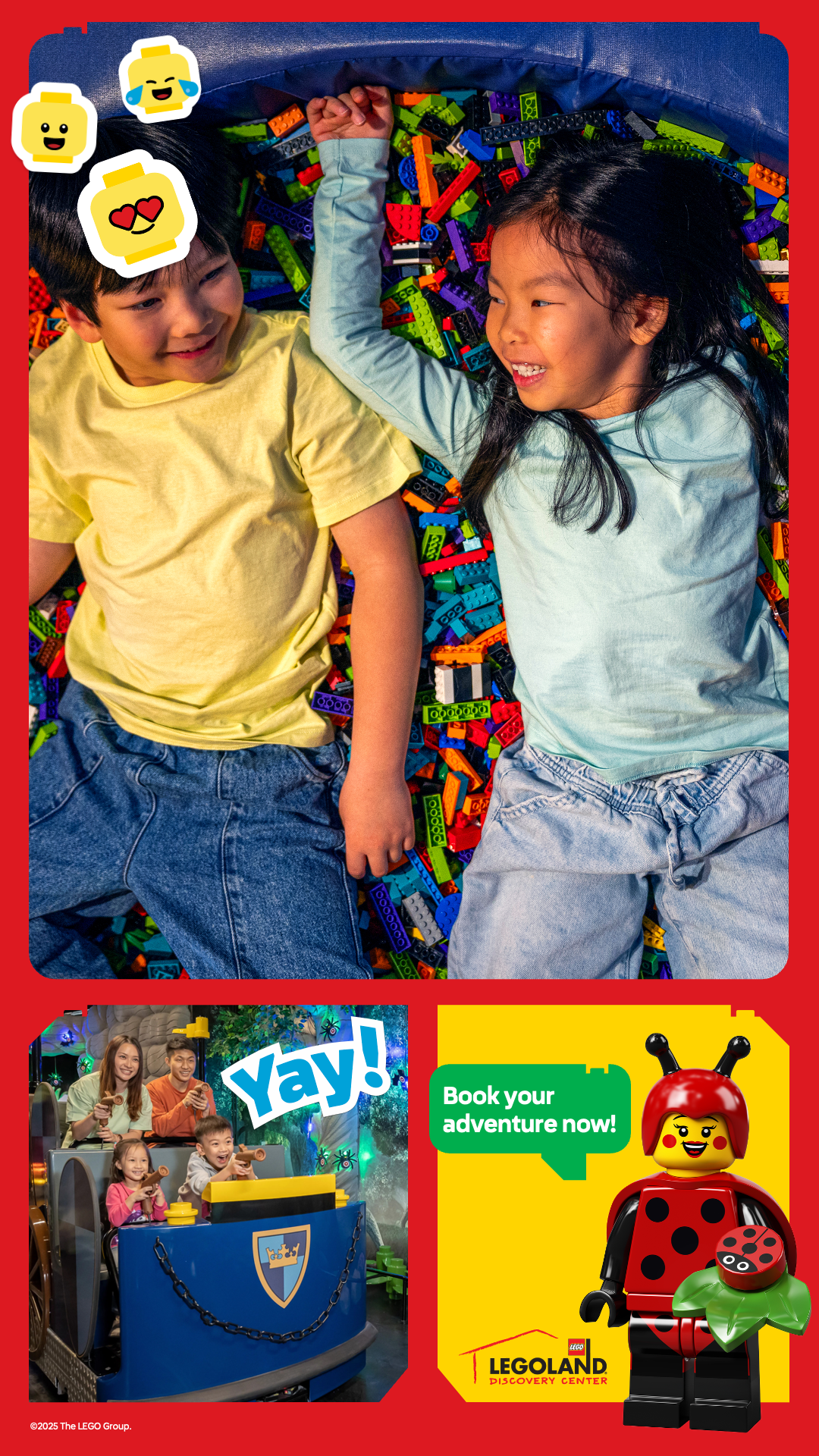 Legoland Discovery Center Facebook ad