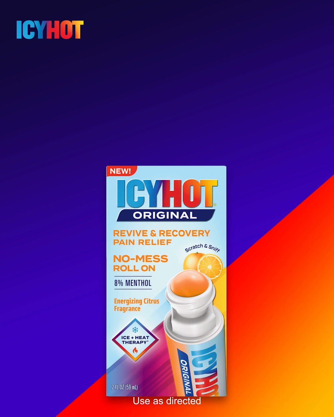 Icy Hot Facebook ad: Relief that feels good