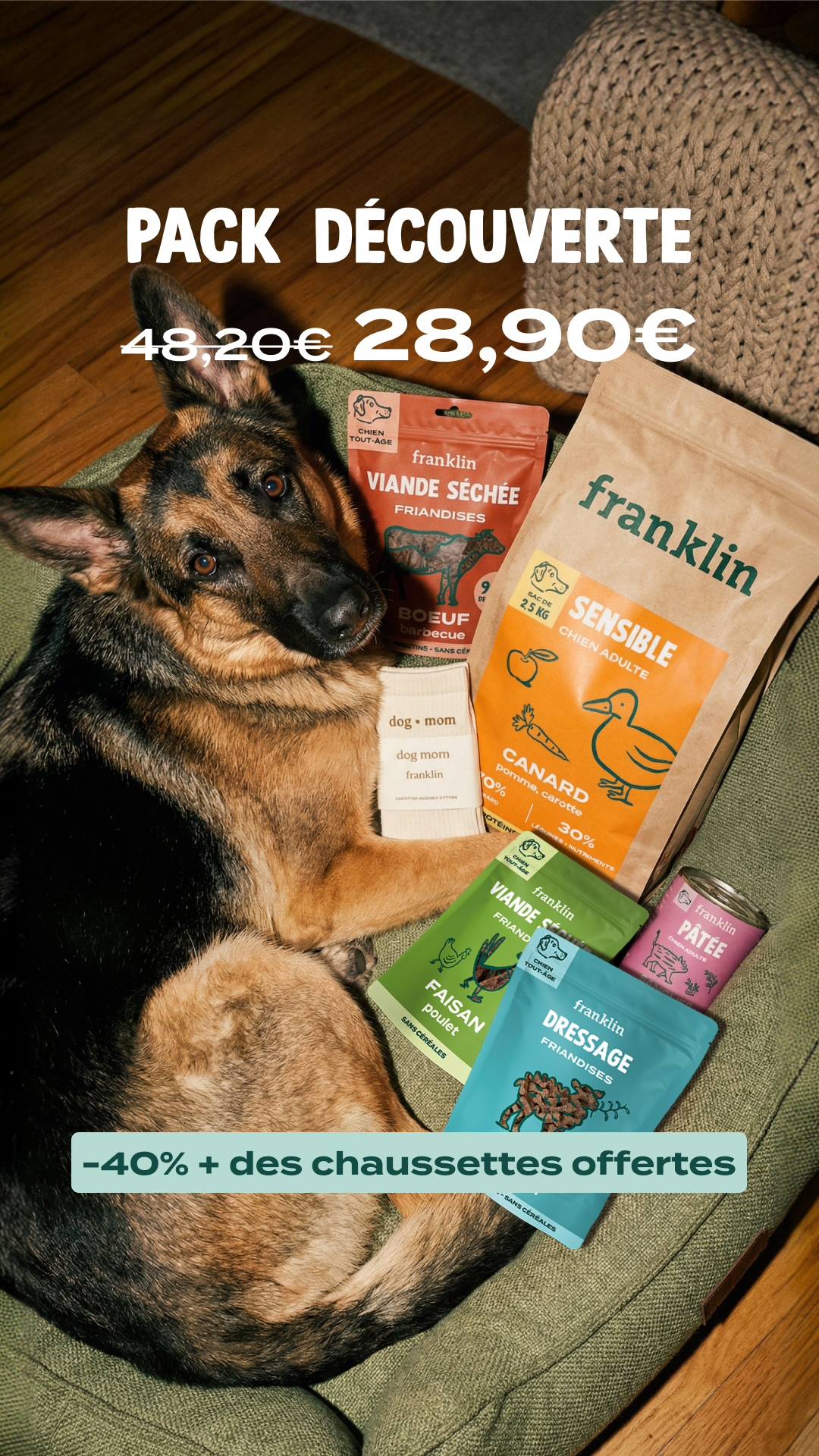 Franklin Pet Food Facebook ad