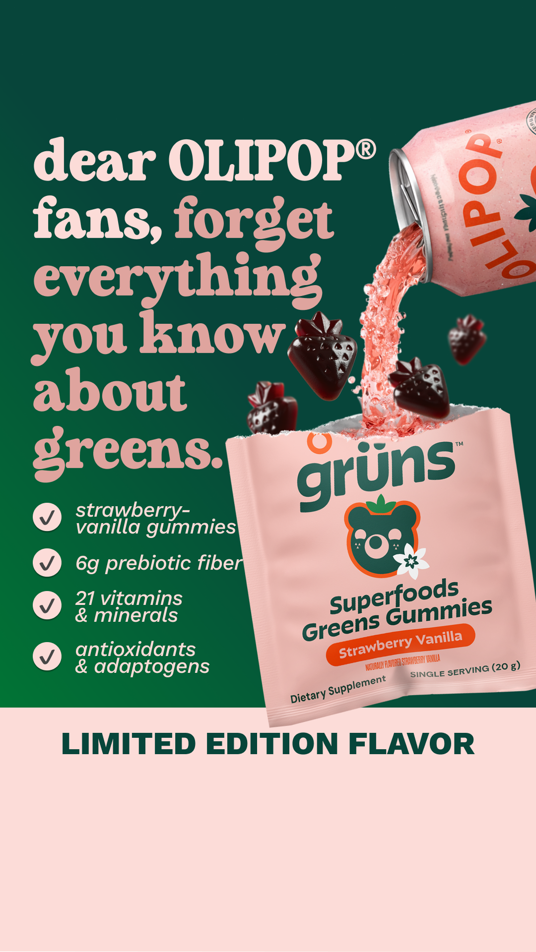Grüns Facebook ad