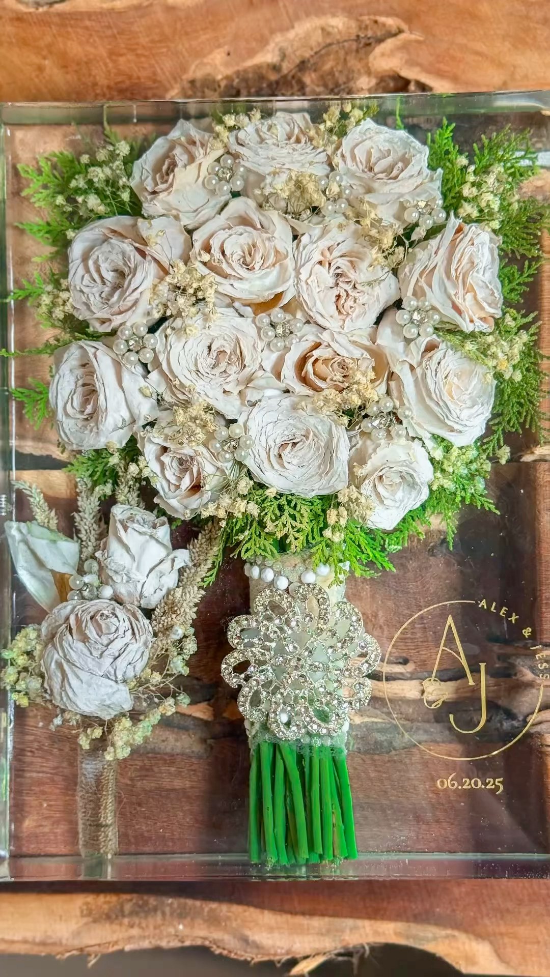 Resin by Bella PH Facebook ad: From the bouquet she held walking down the…