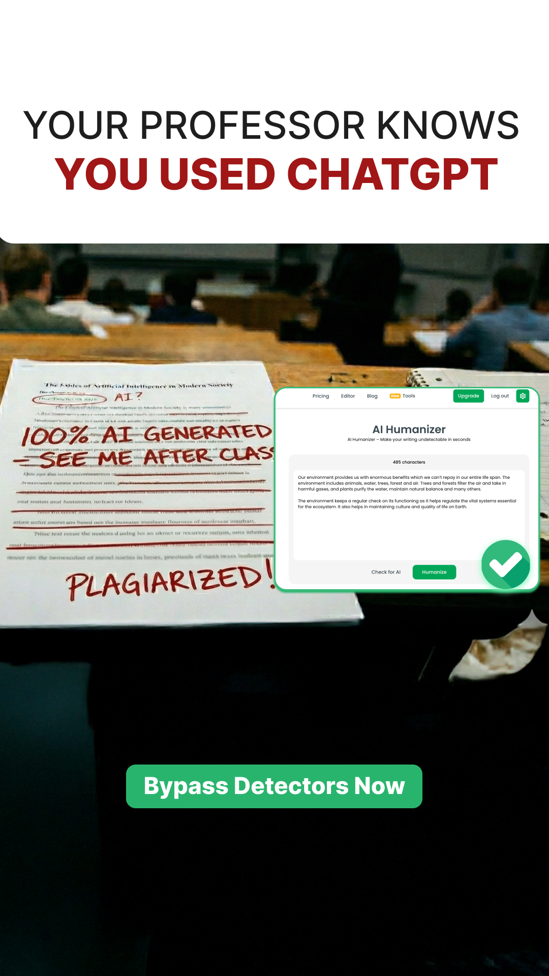 Writeless AI Facebook ad