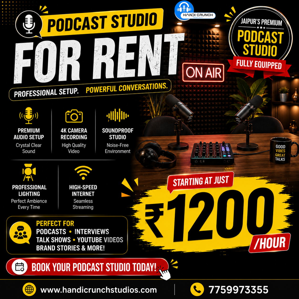 Handicrunchpodcast Facebook ad from Jul 2, 2026