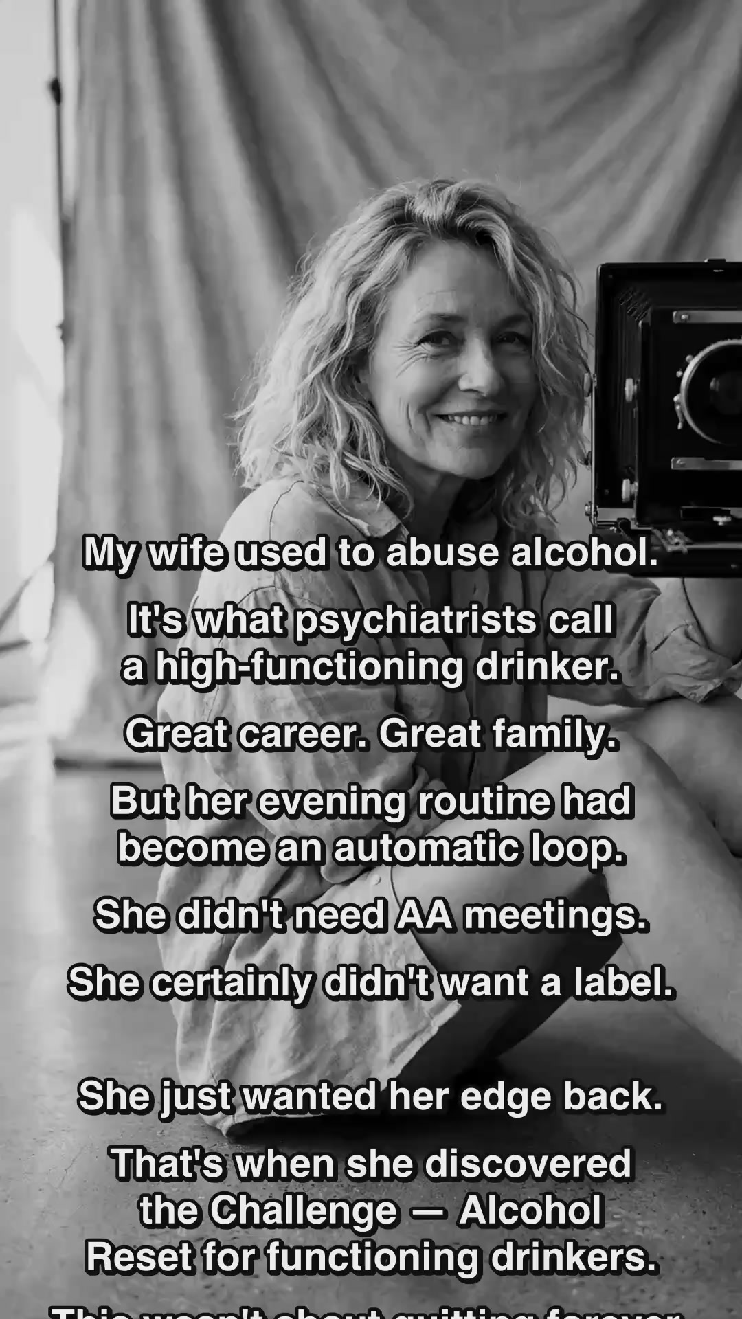 Mindful Drinking Community Facebook ad: Discover your drinker type