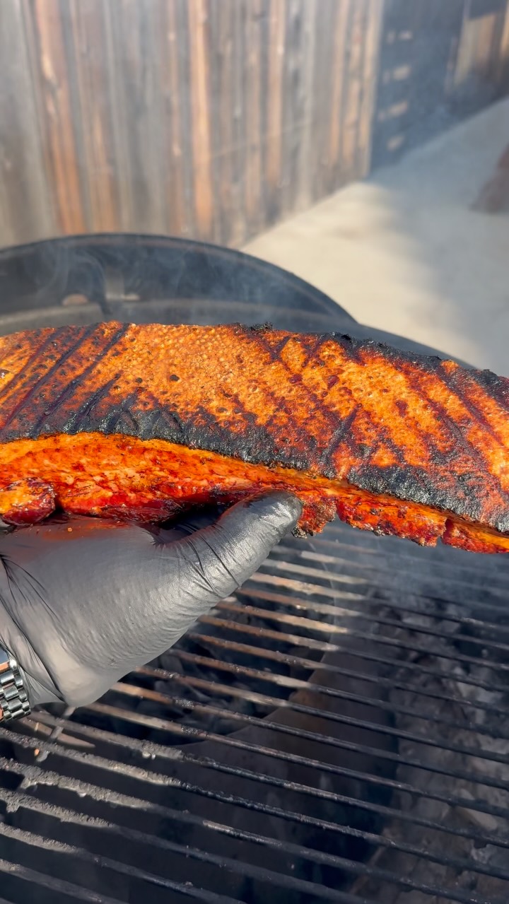 Dalstrong Facebook ad: Crispy, juicy pork belly inspired by @tfti.bbq smoked…