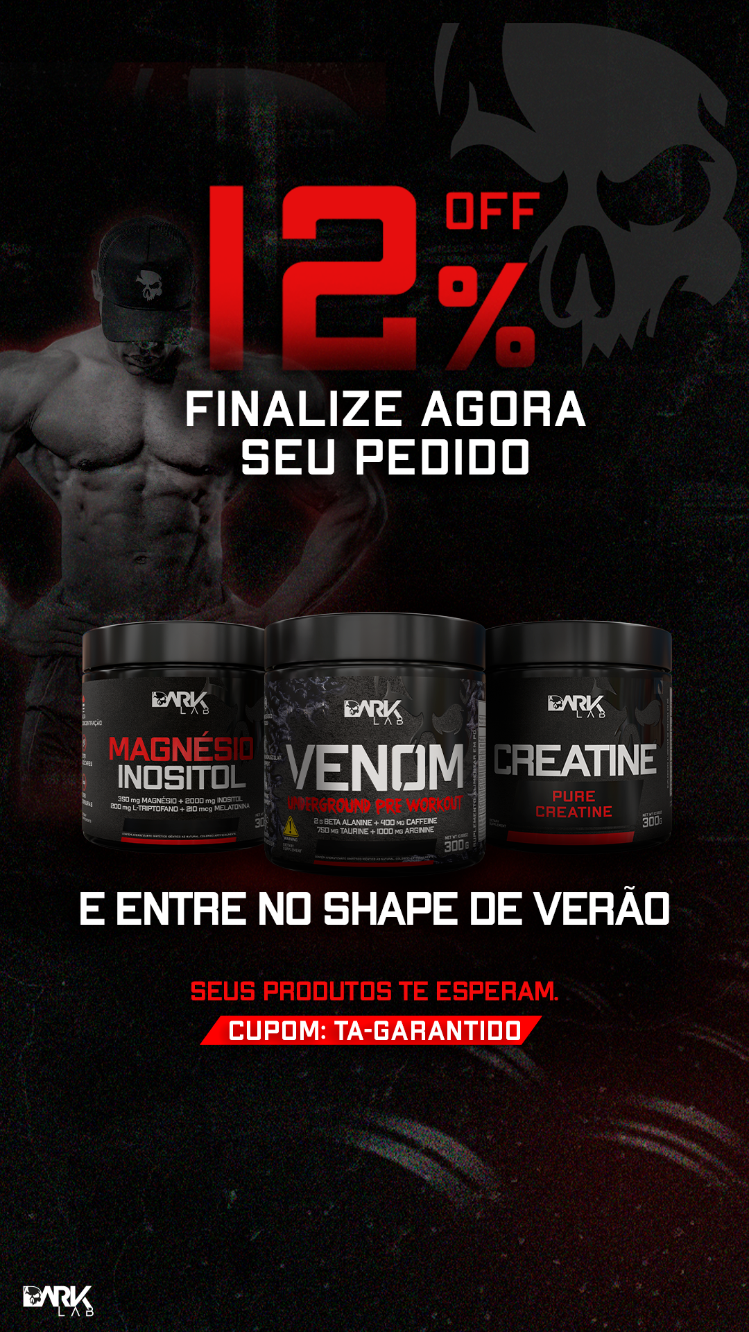 Dark Lab Suplementos Facebook ad