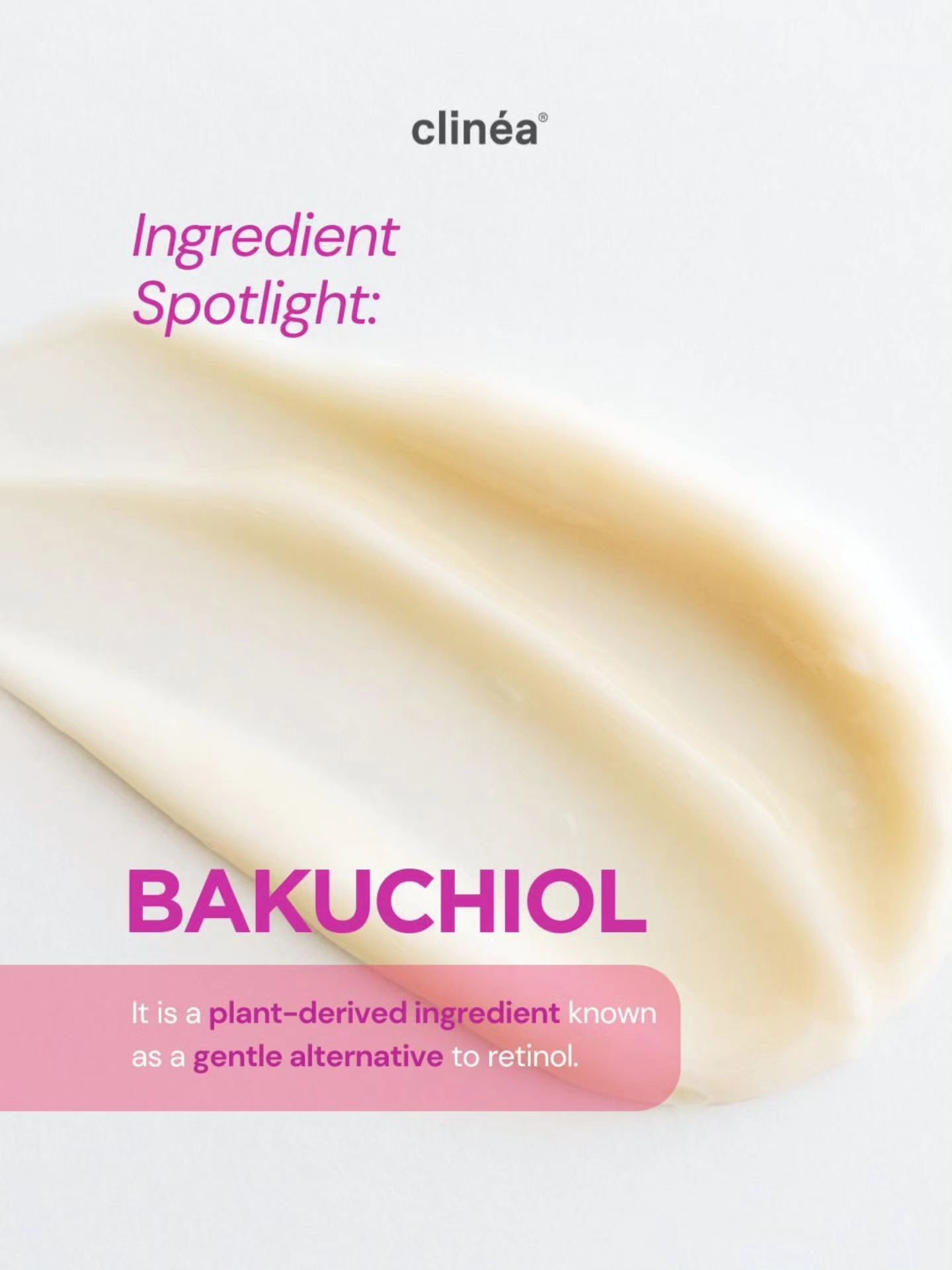 Clinéa Philippines Facebook ad: Bakuchiol-powered care that smooths fine lines and helps…