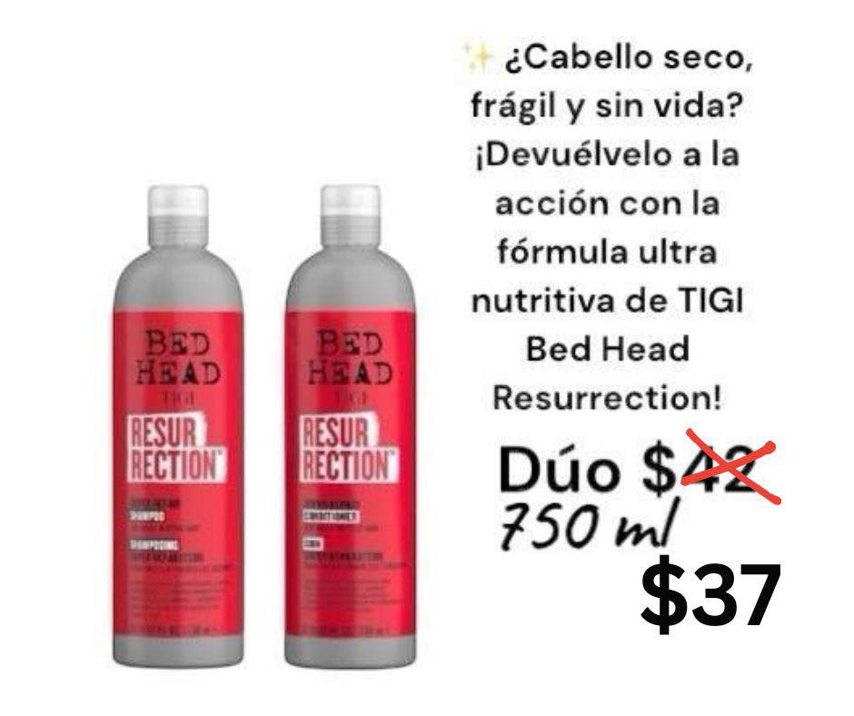 Piu Bella suc. mascotas Facebook ad: promociones de productos para tu cabello.