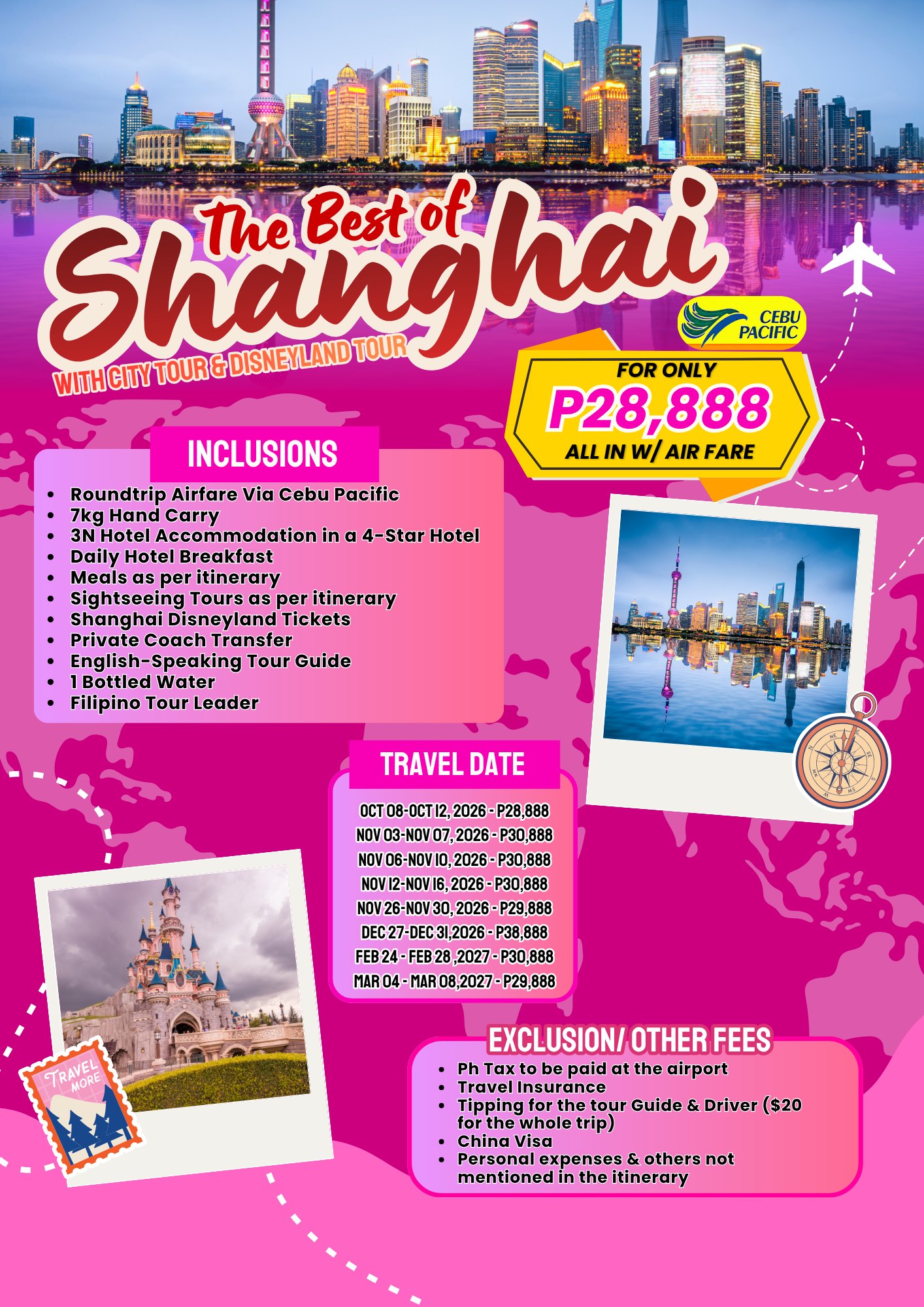 Mitzy Travel and Tours Facebook ad