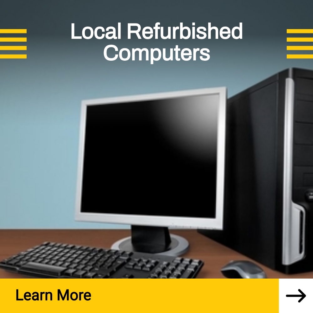 SwiftResults Corridor Facebook ad: Local Refurbished Computers
