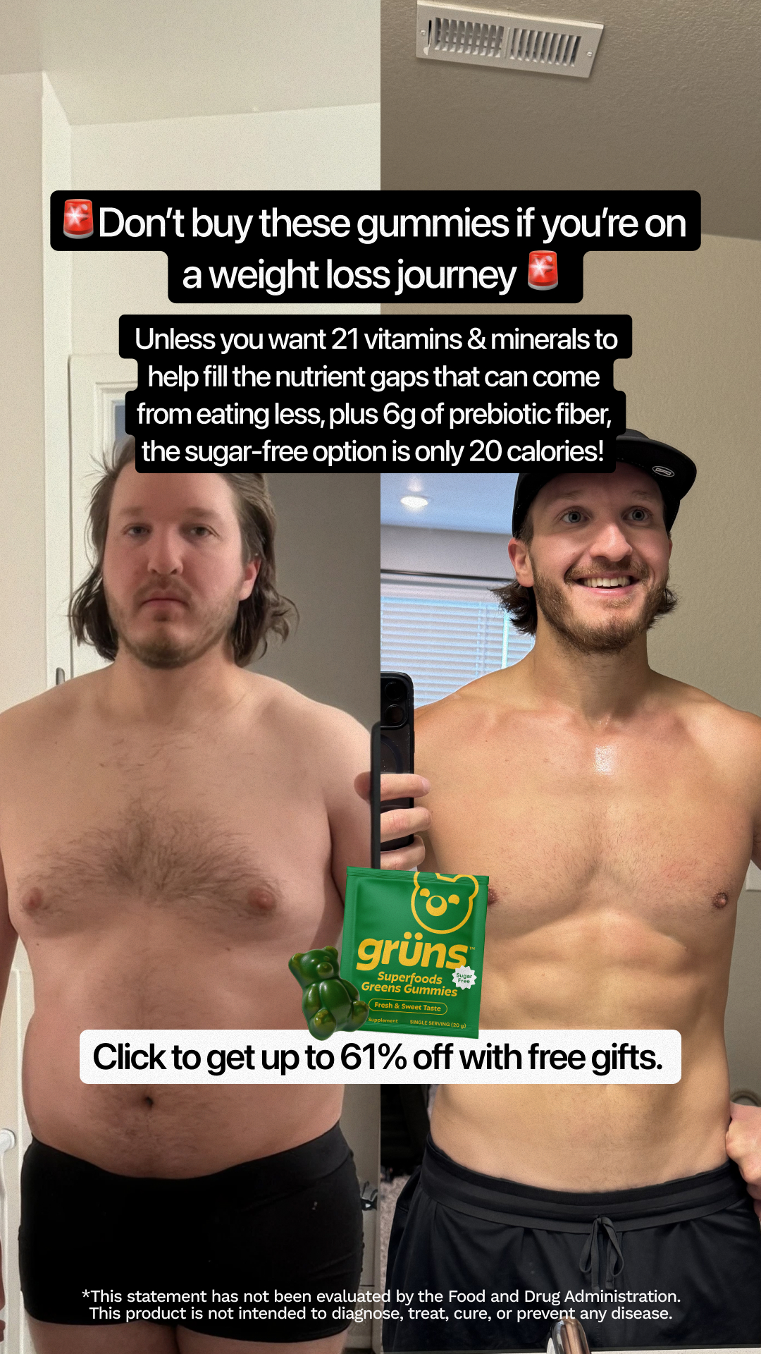 Grüns Facebook ad