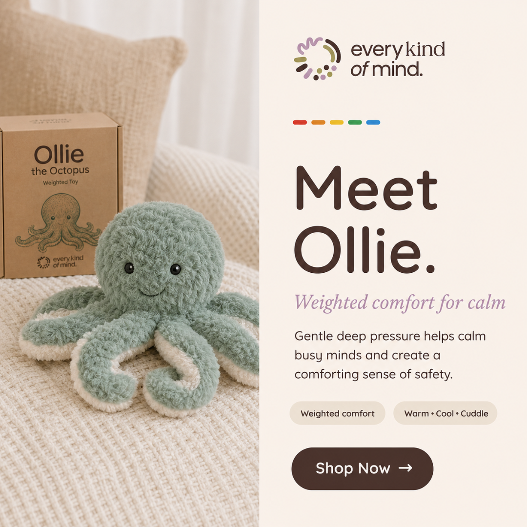 Every Kind of Mind Facebook ad: Give your child comfort they can reach for…