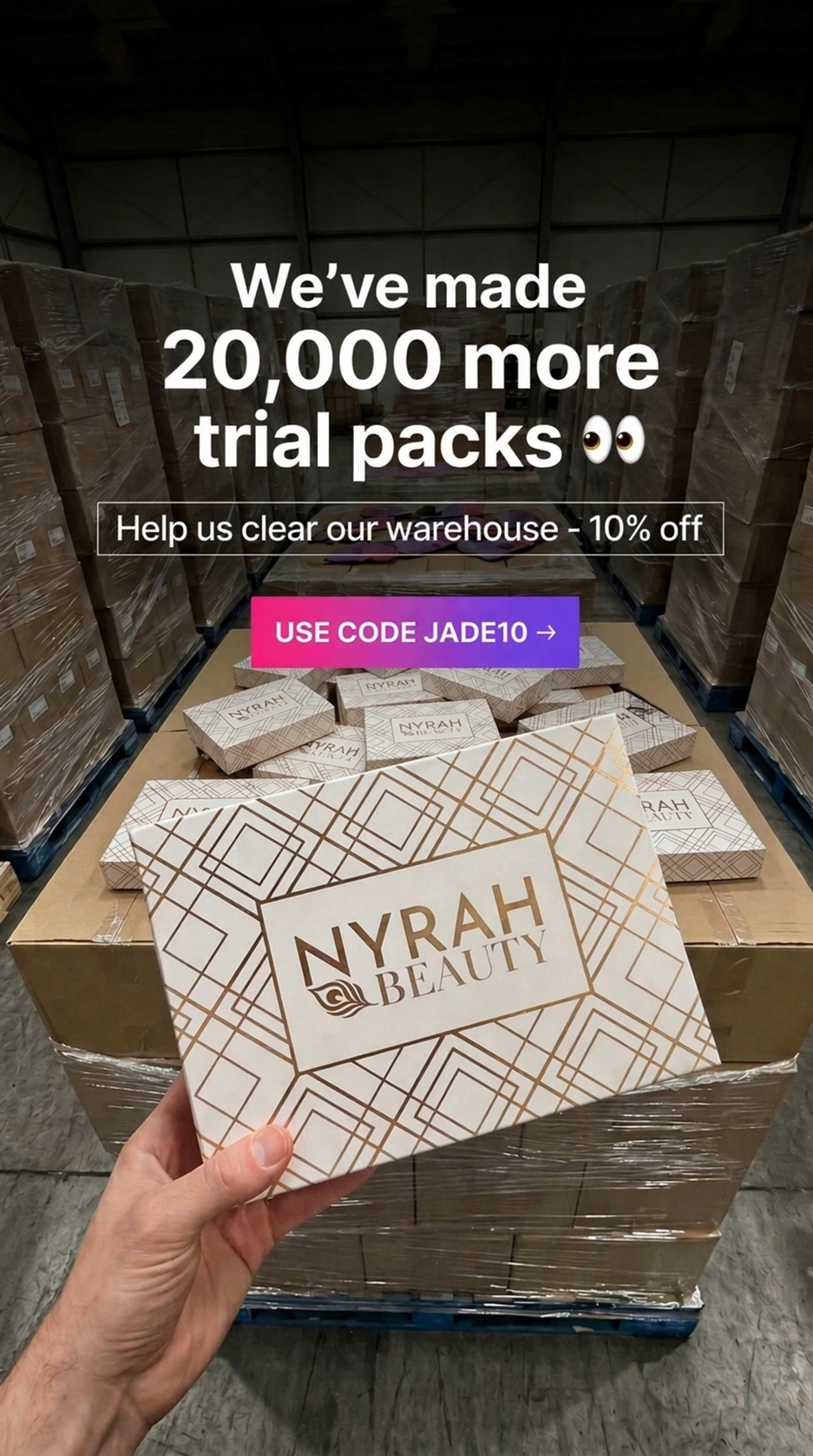 Nyrah Beauty Facebook ad