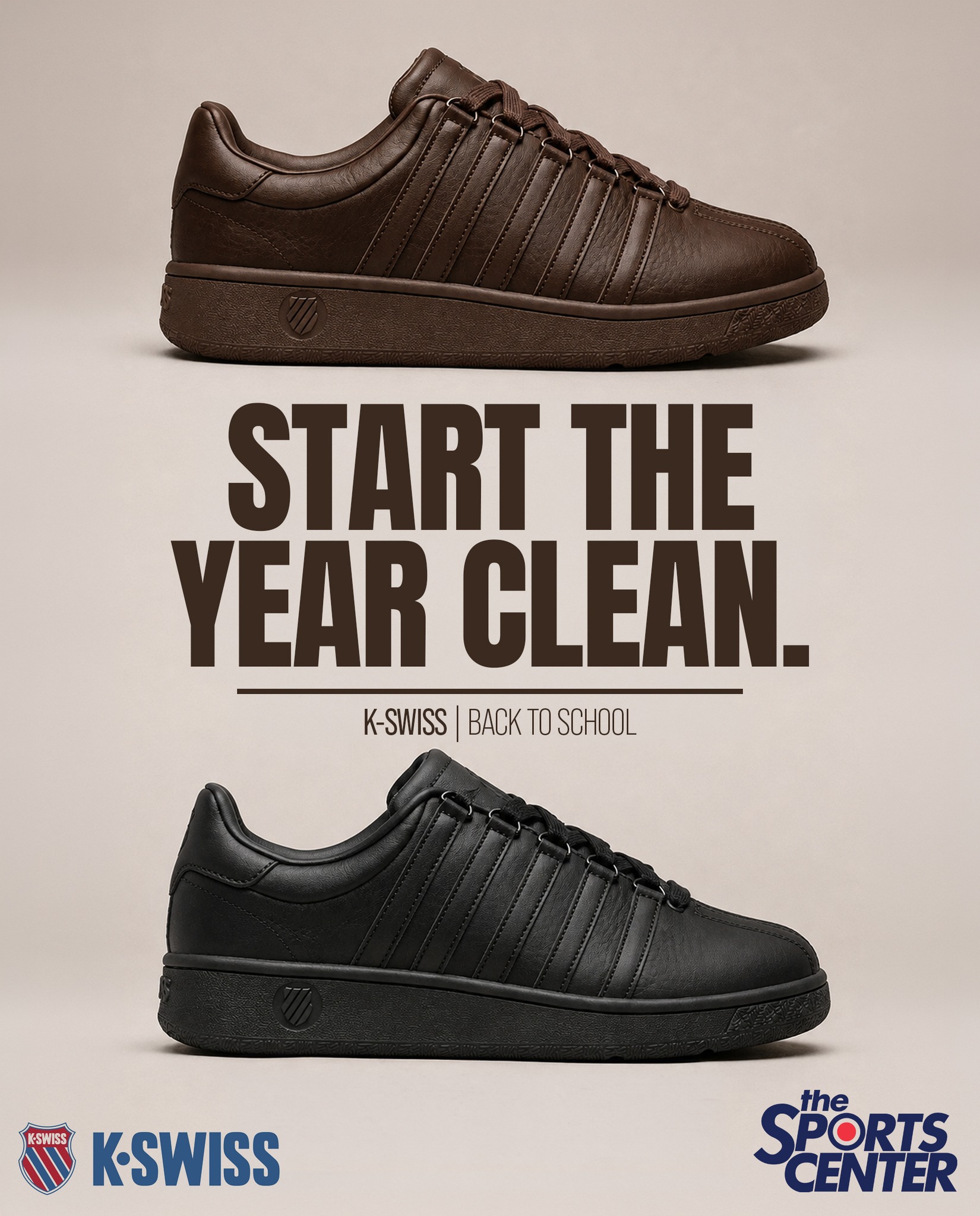 The Sports Center Facebook ad: K-Swiss Footwear