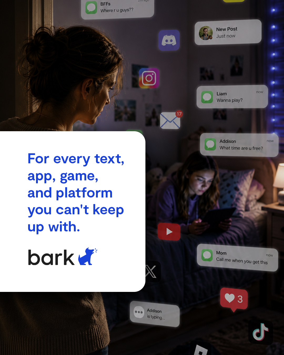 Bark - Parental Controls Facebook ad