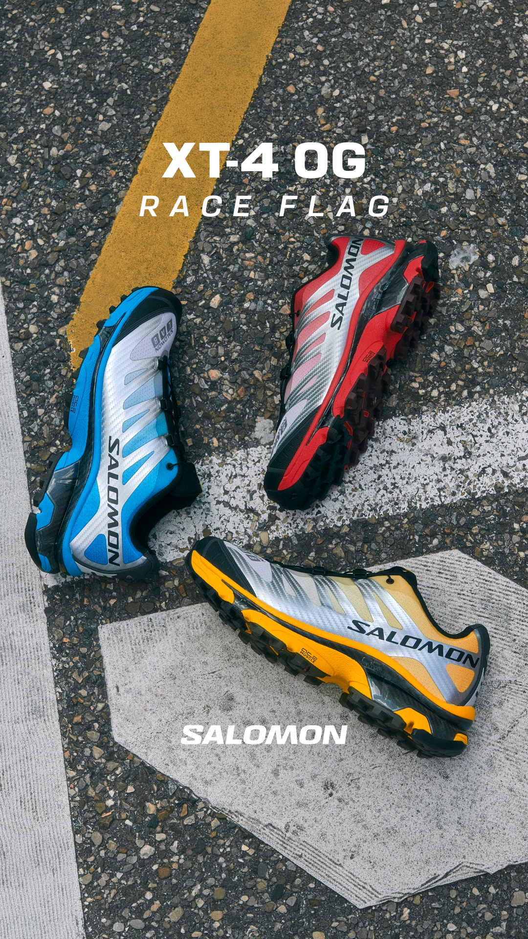 Salomon Sportstyle Facebook ad: XT-4 OG Race Flag