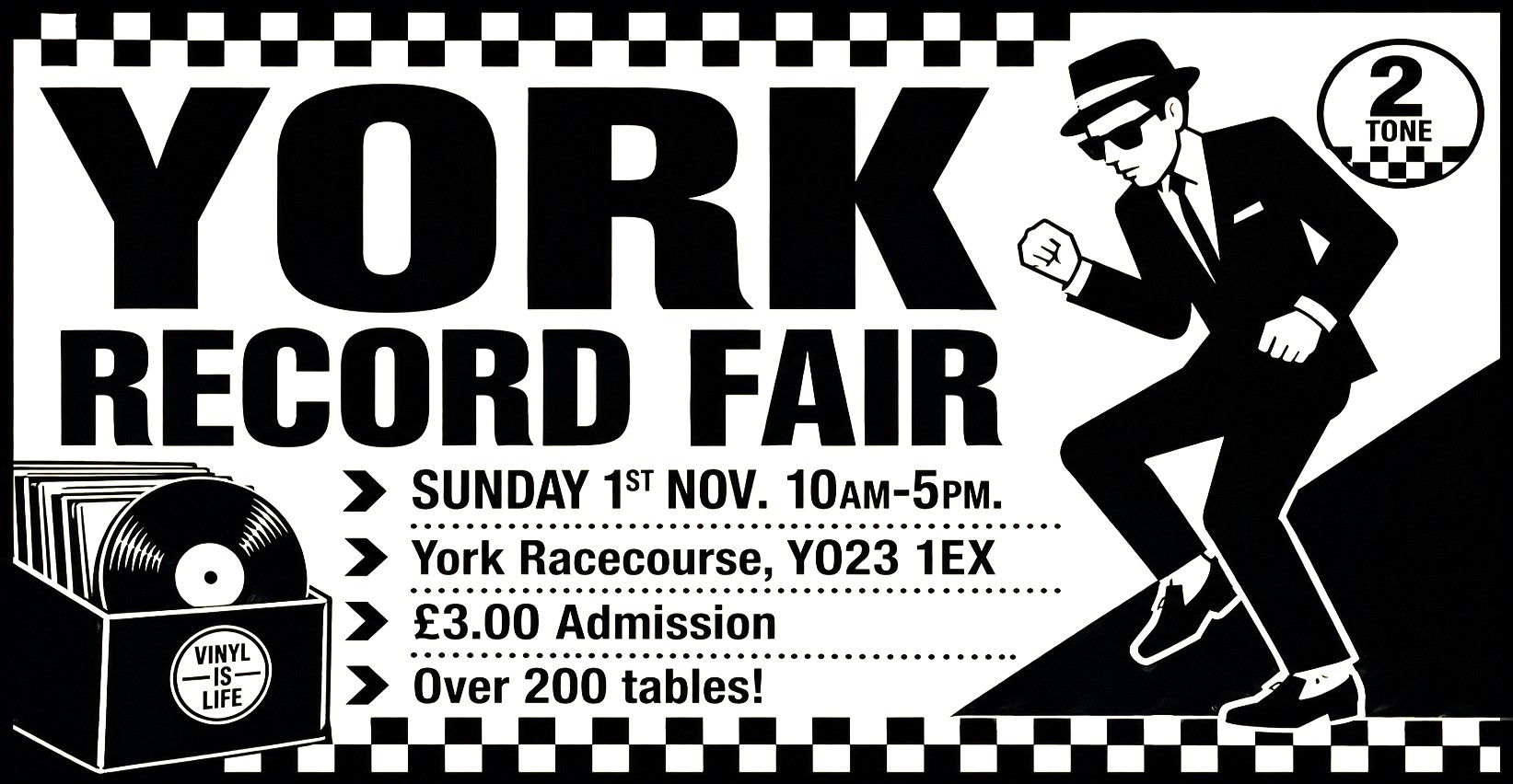 LD Promotions Facebook ad: YORK RECORD FAIR - MASSIVE EVENT! SUN 1st NOV. Rock Metal…