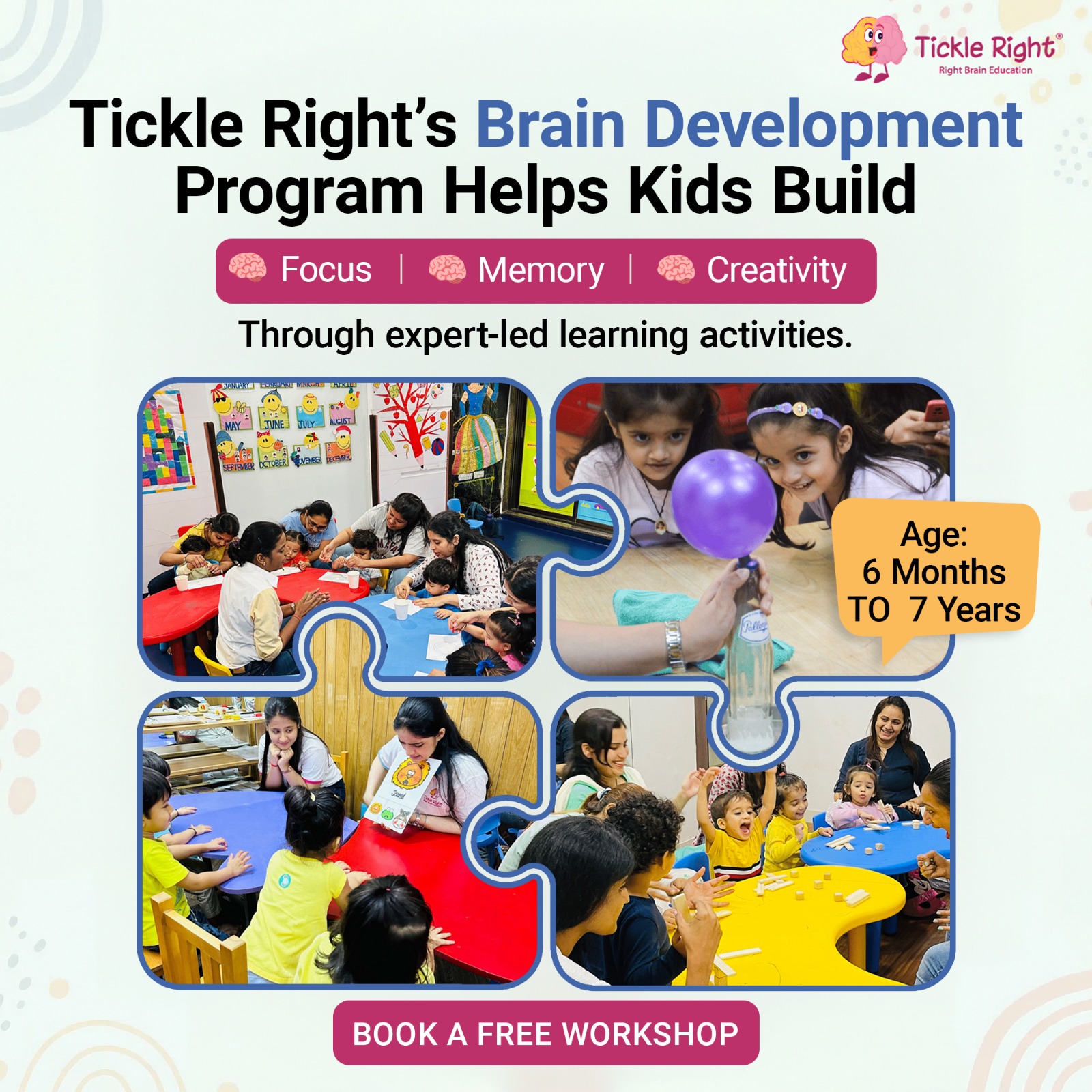 Tickle Right - The Right Brain Education Facebook ad