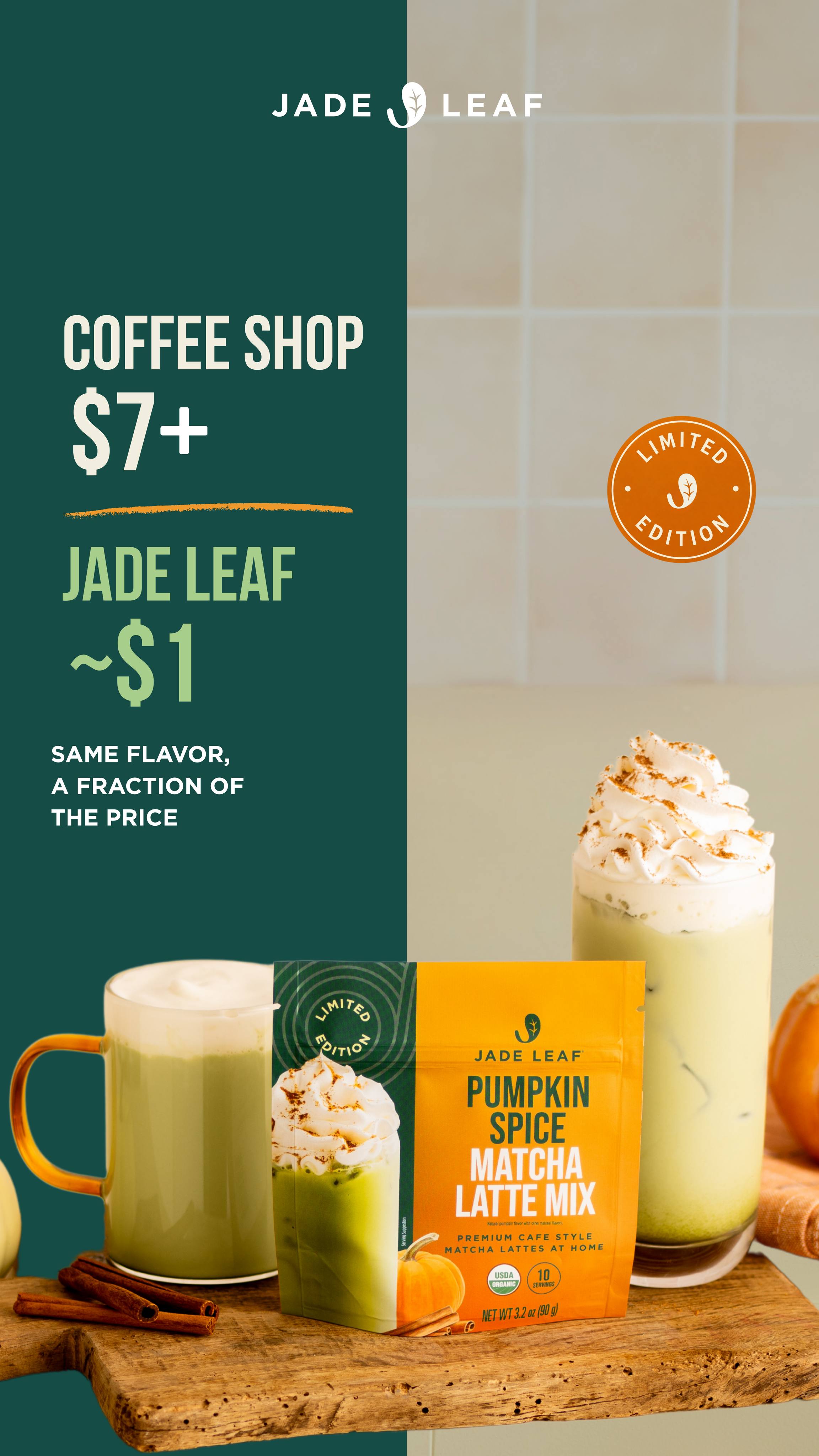 Jade Leaf Matcha Facebook ad