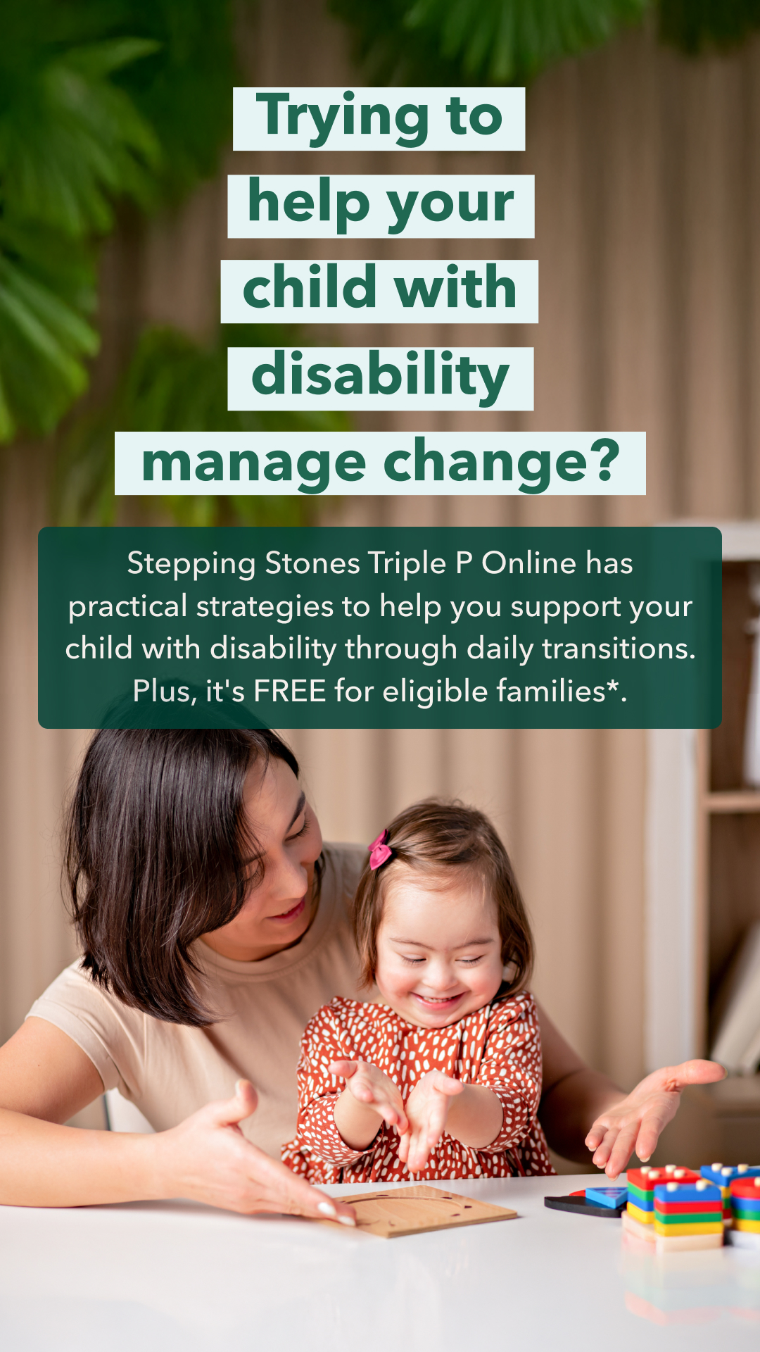 Triple P Canada - Positive Parenting Program Facebook ad