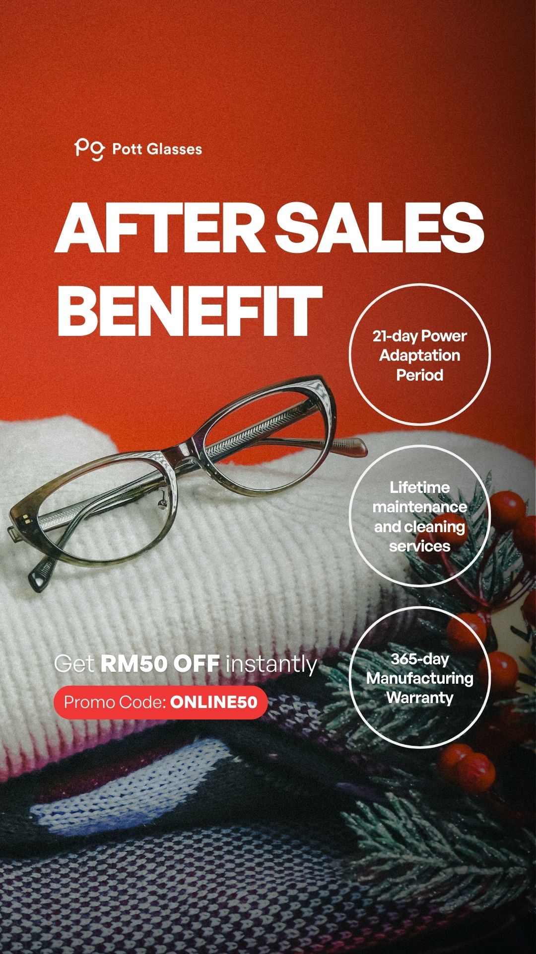 Pott Glasses Facebook ad from Mar 20, 2026