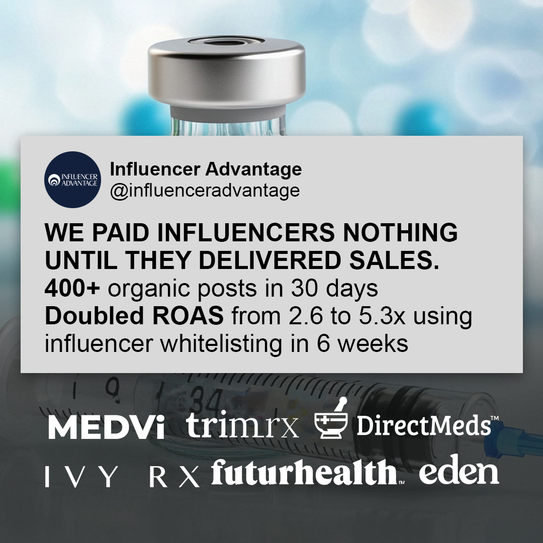 Influencer Advantage Facebook ad
