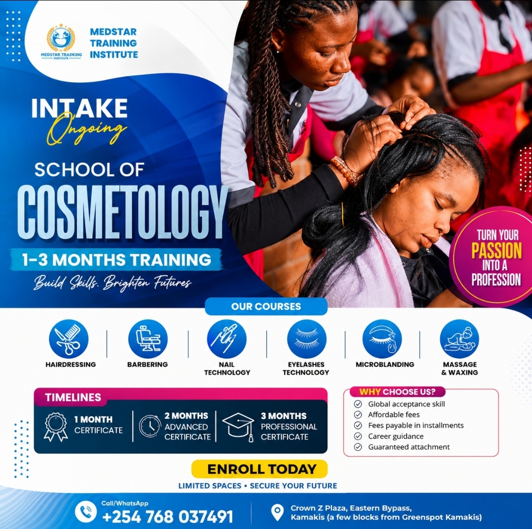 Medstar Training Institute Facebook ad: Turn Your Passion for Beauty into a Profession