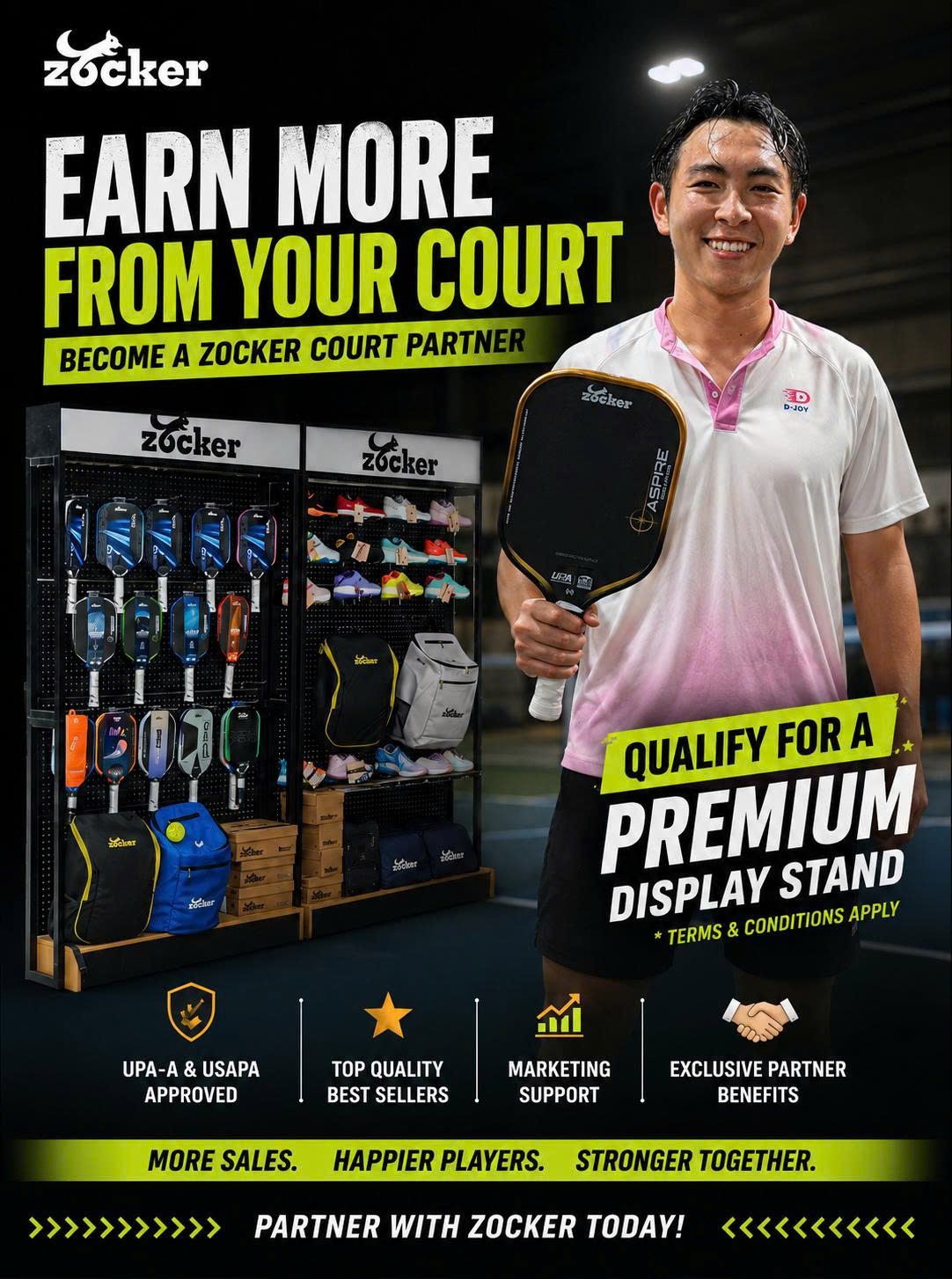Zocker Pickleball Philippines Facebook ad: Reach out to us today