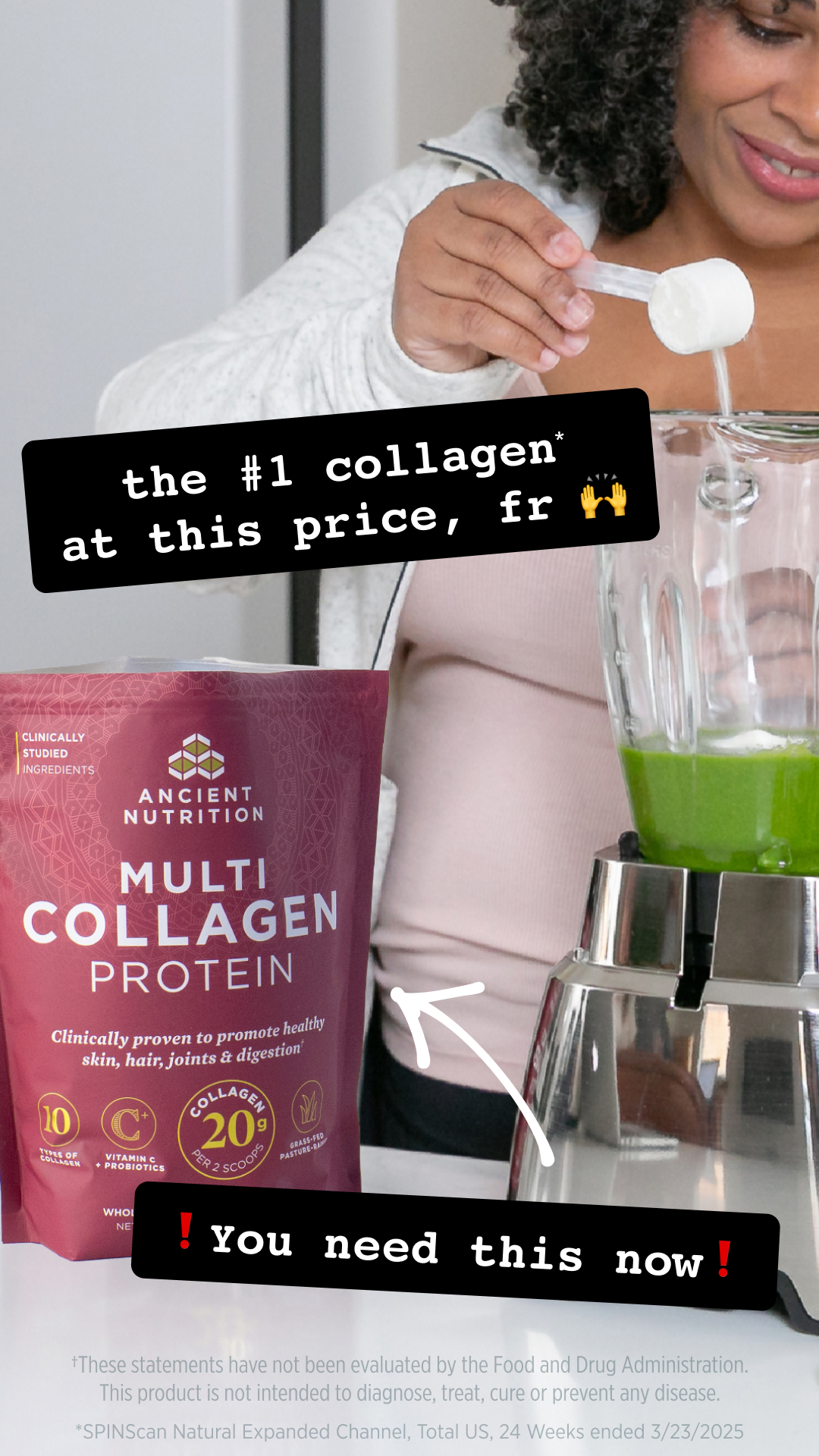Ancient Nutrition Facebook ad