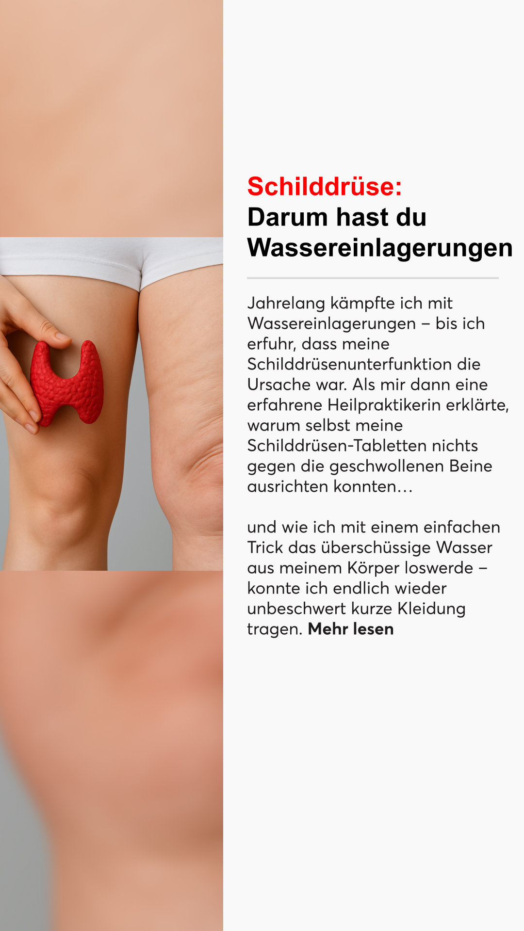 Mission Schilddrüse Facebook ad