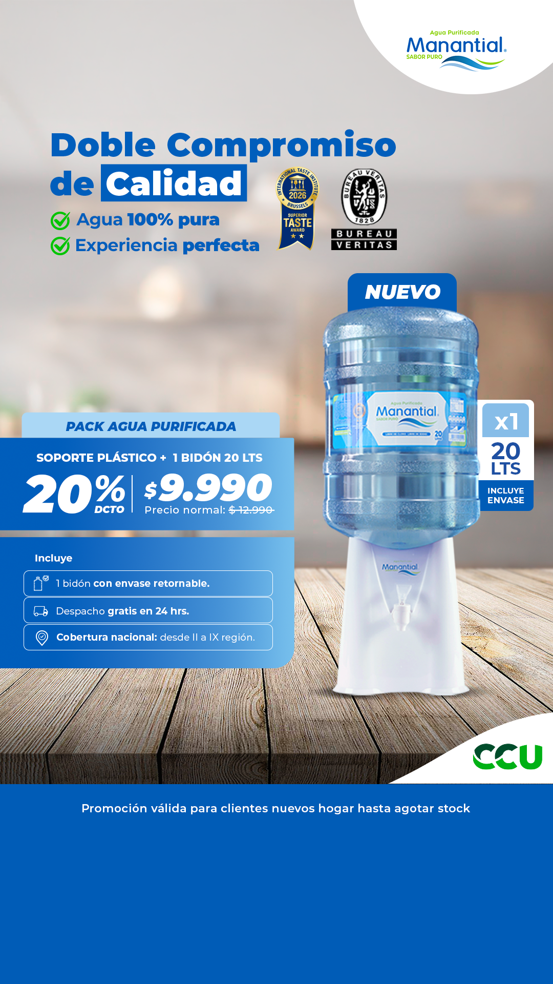 Manantial Facebook ad