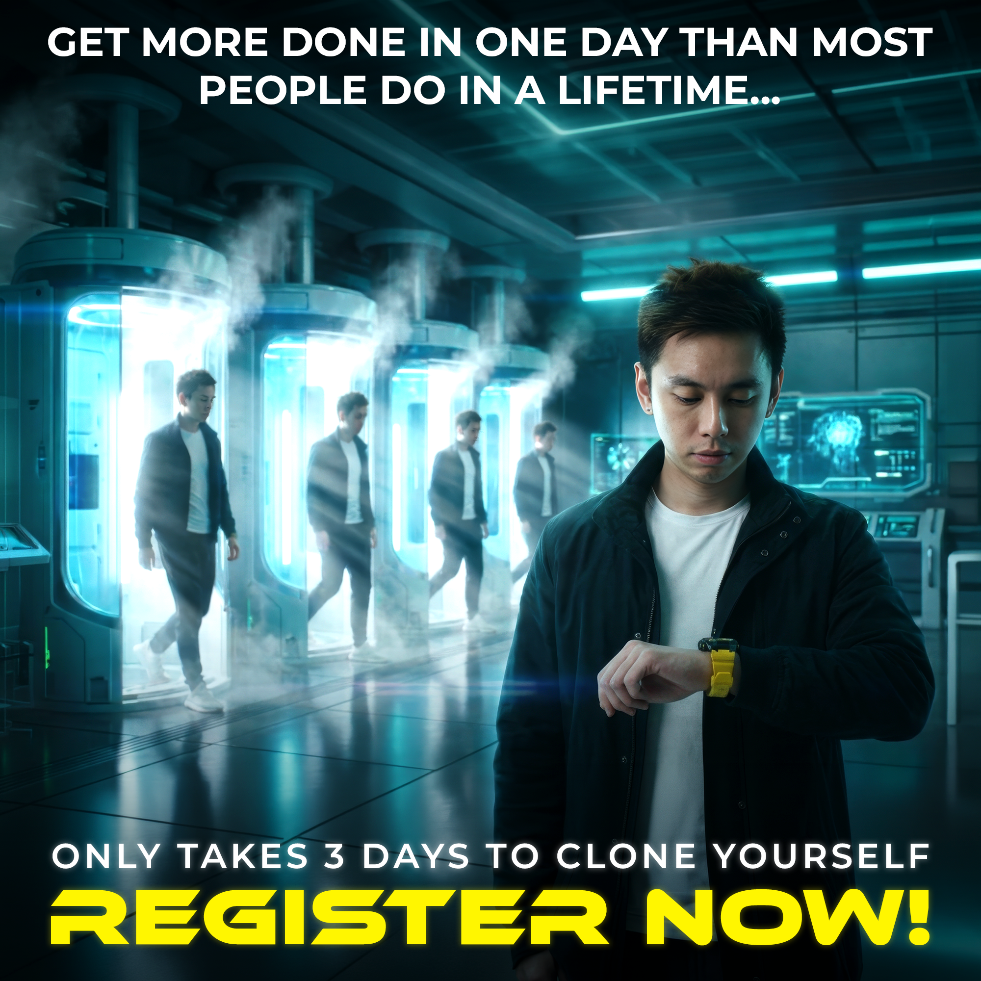 Peng Joon Facebook ad: [STOP GRINDING] 10x Your Output Without 10x the Work. 3…