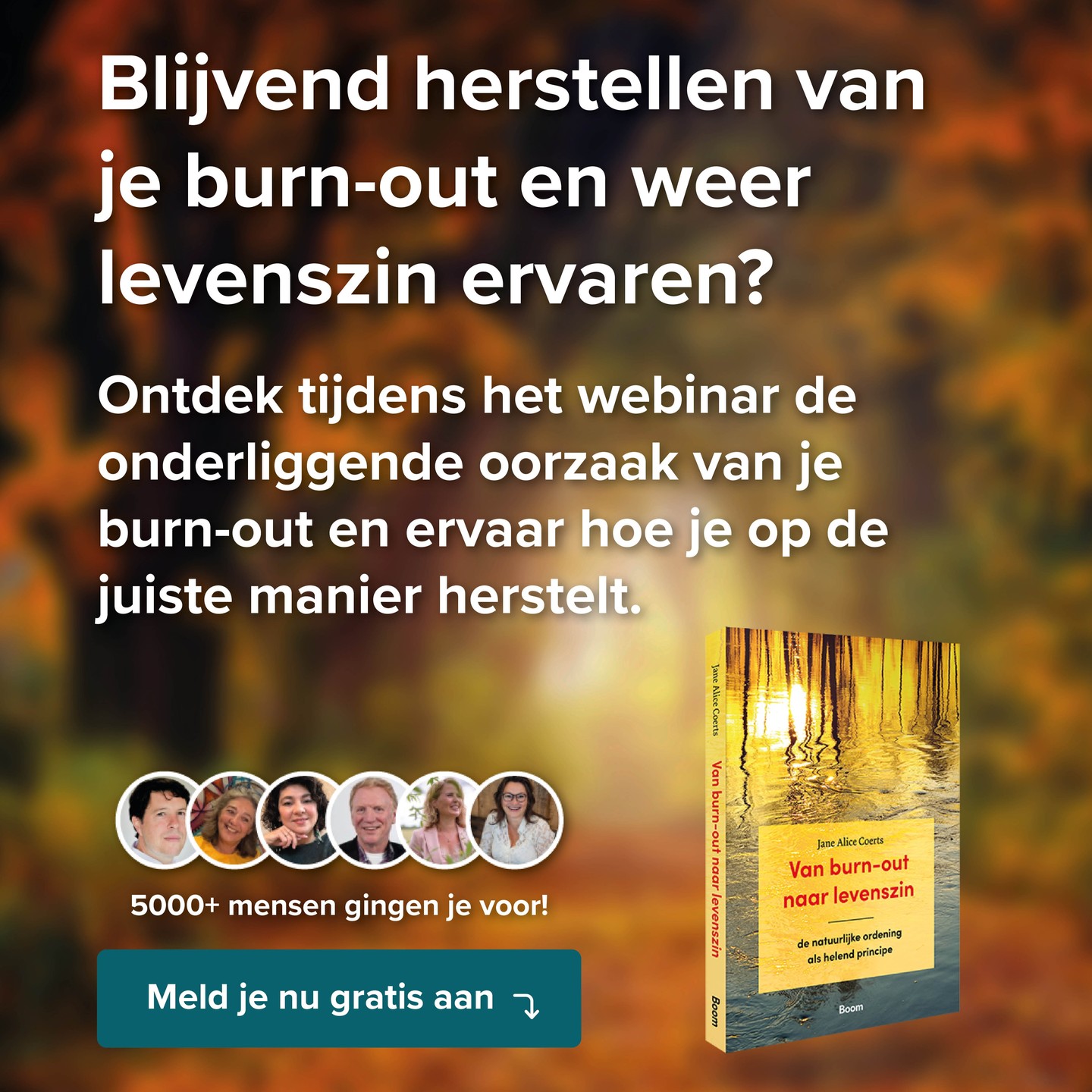 JaneCoerts.nl Facebook ad: Blijvend herstellen van een burn-out en weer levenszin…