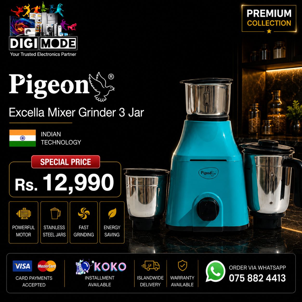 Digi MOde Facebook ad: Upgrade Your Kitchen with Power & Performance!