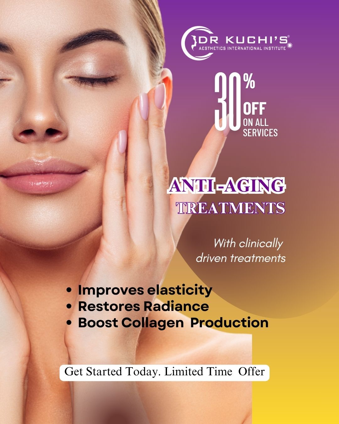 Dr Kuchi Aesthetic International Institute Facebook ad: Exciting News!