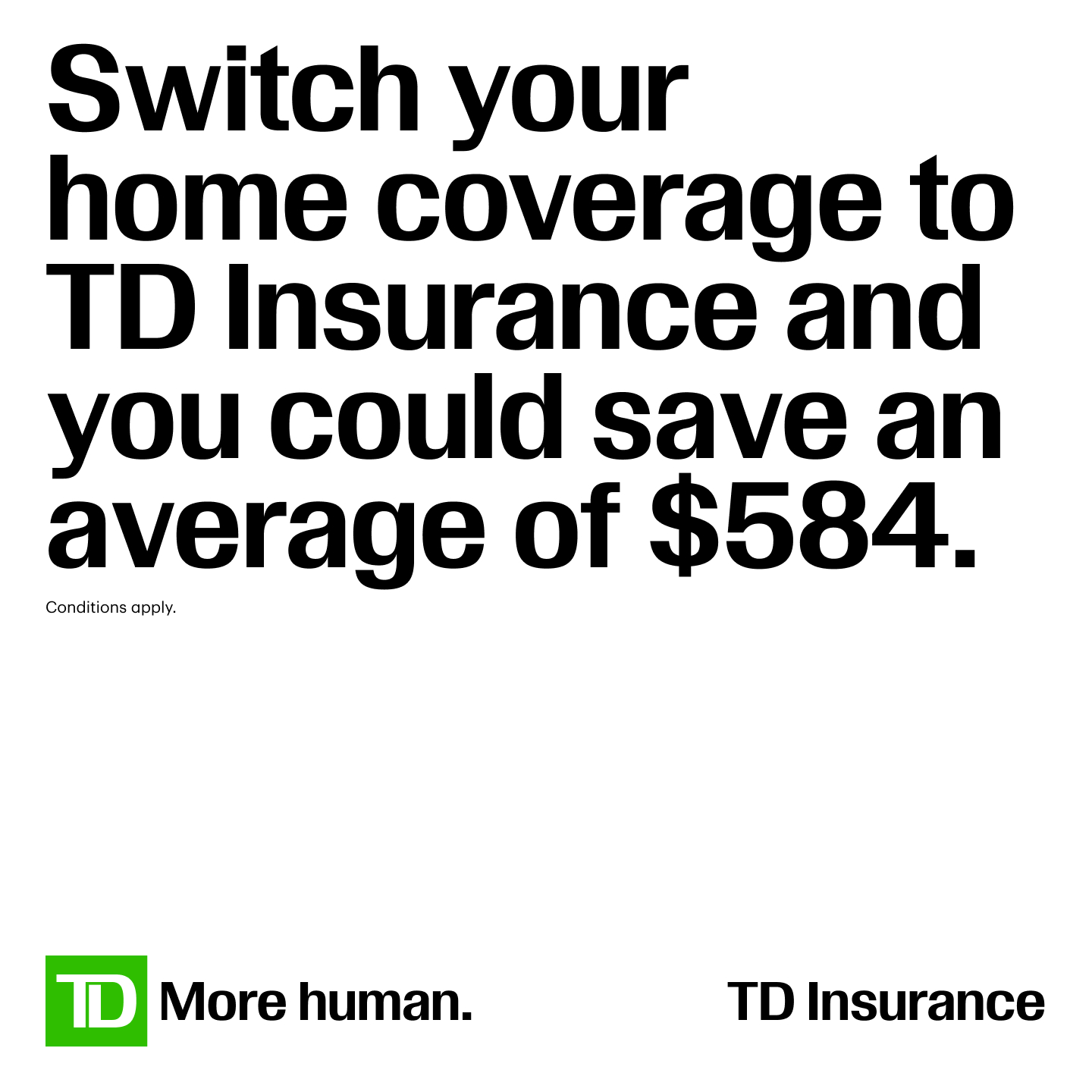 TD Insurance Facebook ad
