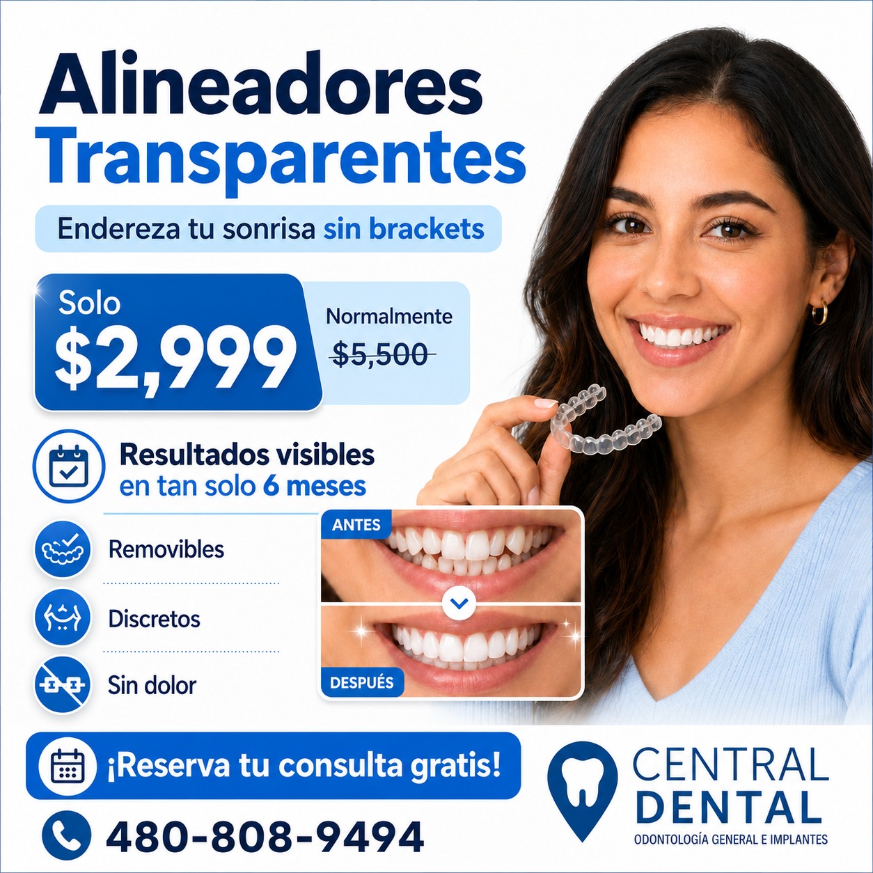 Central Dental Facebook ad