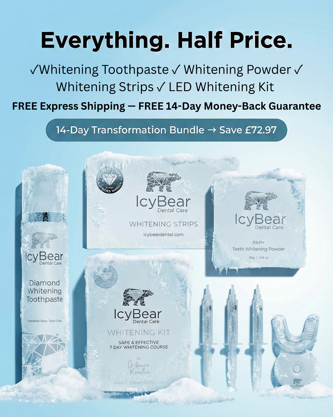 Icy Bear Dental Facebook ad