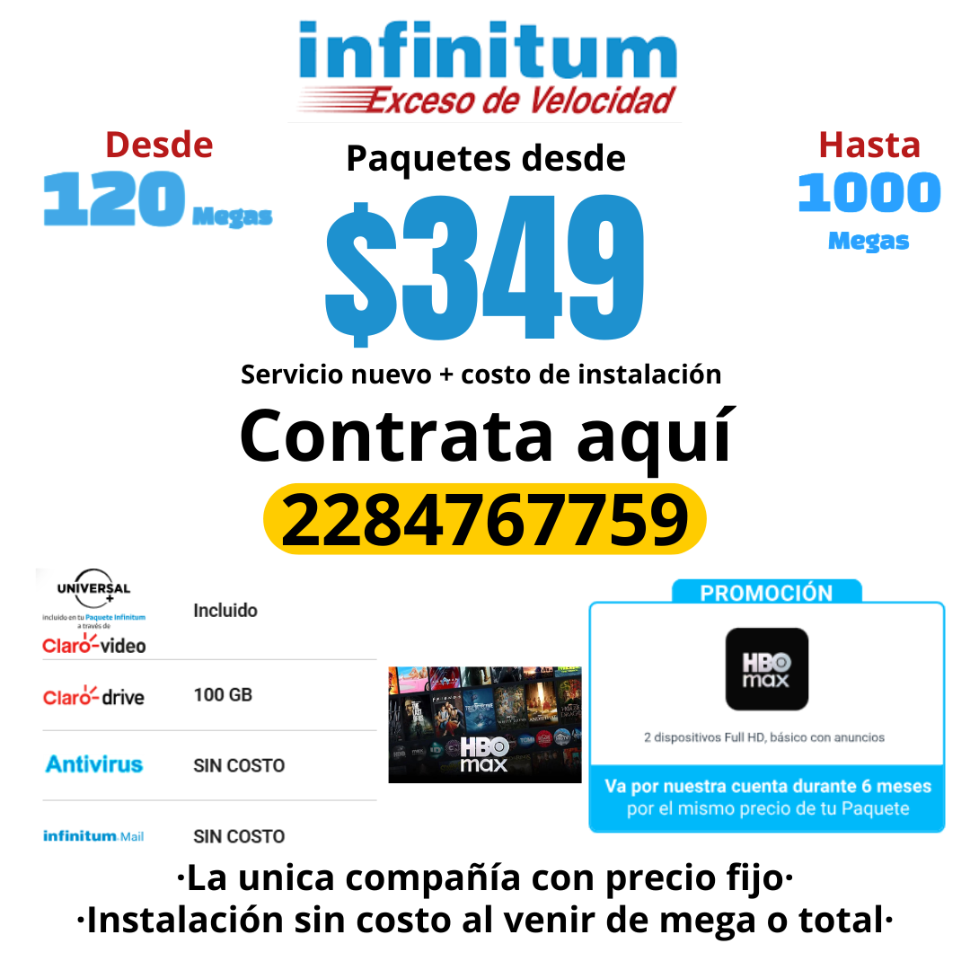 Promociones de internet en fibra óptica Facebook ad: La unica compañia con precio fijo