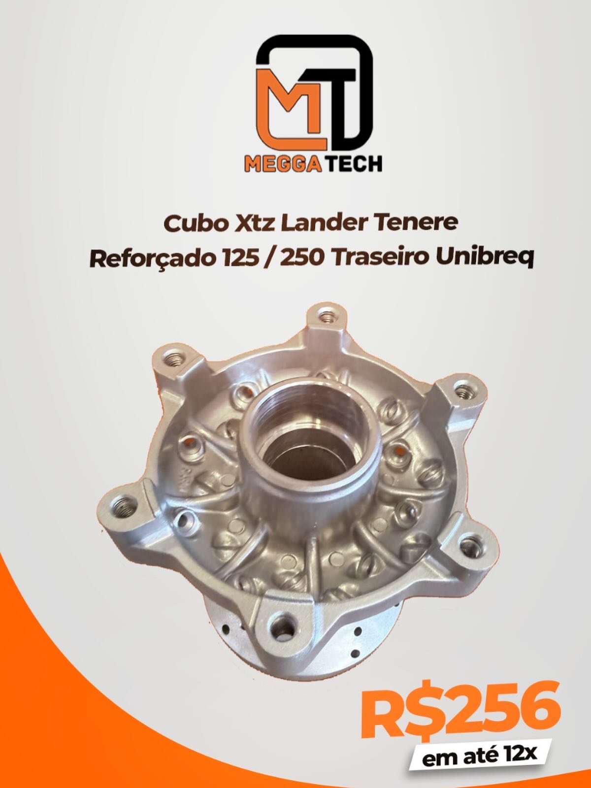 MEGGA TECH MOTO PEÇAS Facebook ad: Cubo Xtz Lander Tenere Reforçado 125 / 250 Traseiro…