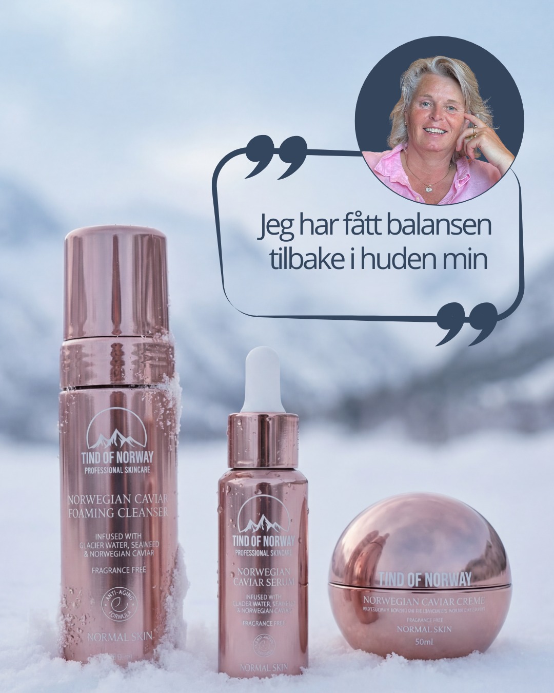 Tind of Norway Facebook ad: Norwegian Caviar Routines