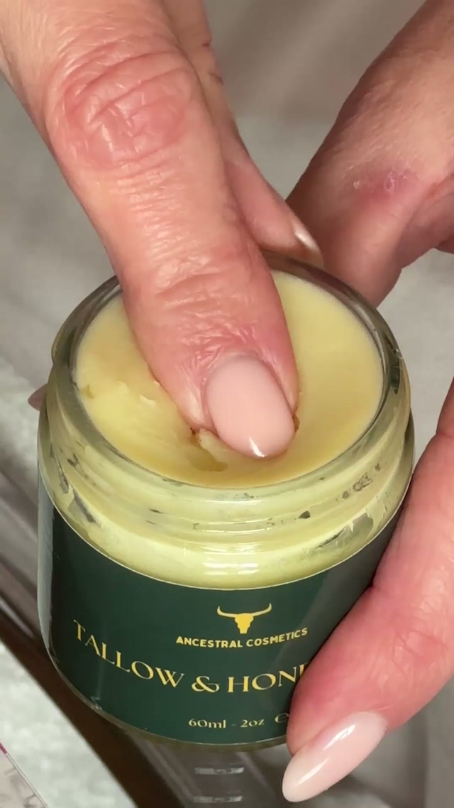Ancestral Cosmetics Facebook ad: Food for skin!