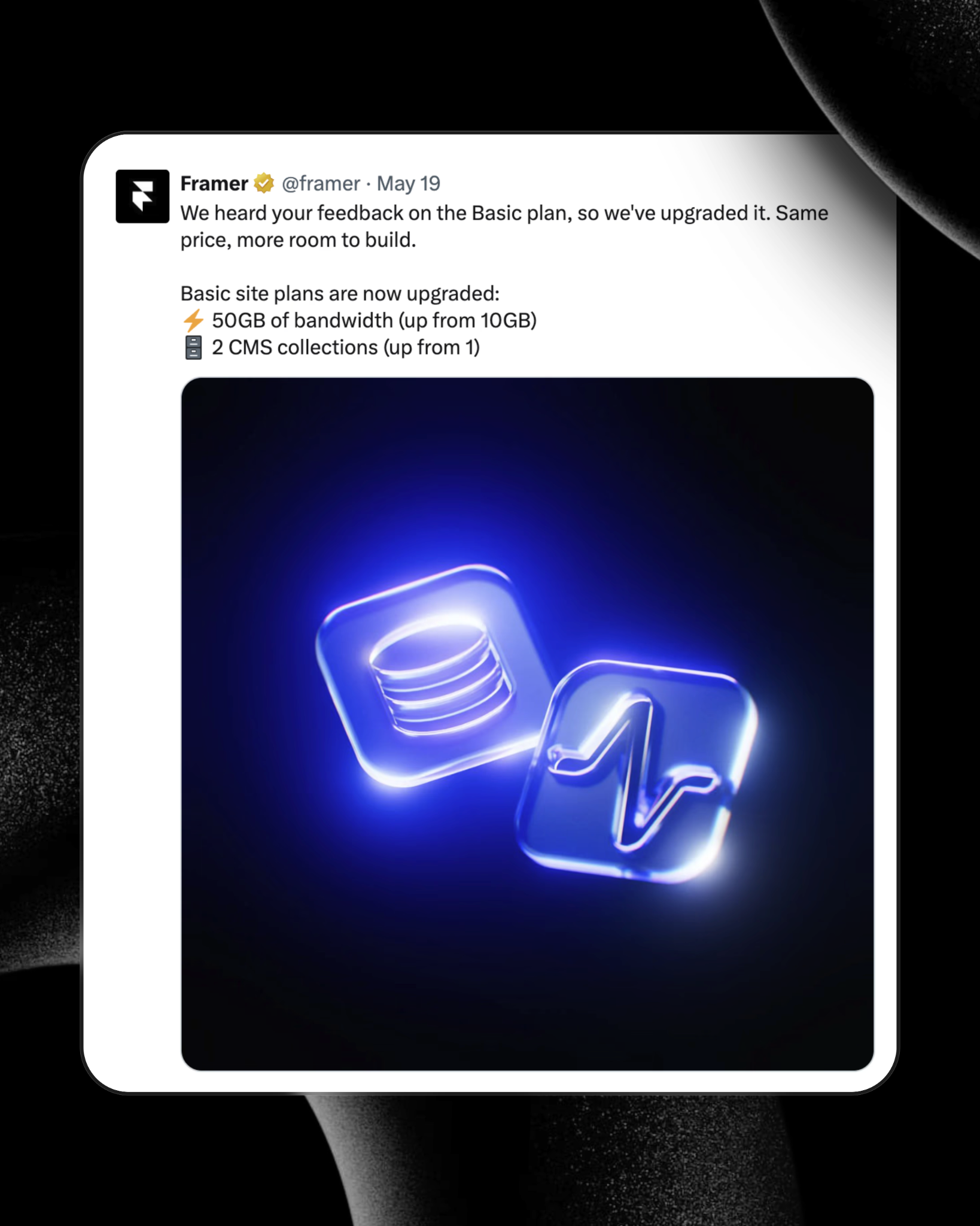 Framer Facebook ad