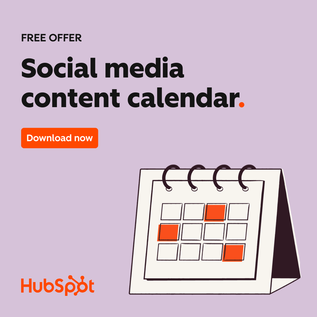HubSpot Facebook ad
