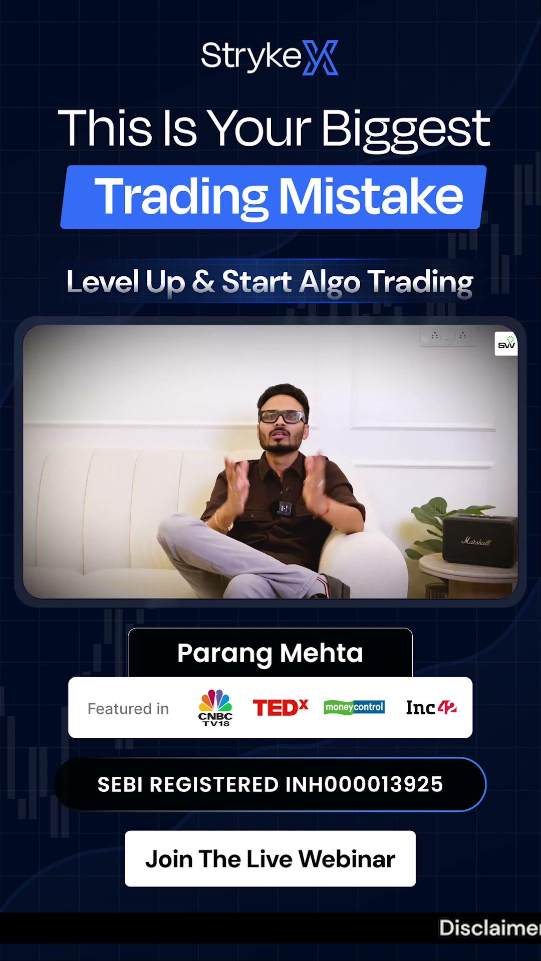 StrykeX Algos by Stockwiz Facebook ad: AI Way = Smarter Way to Trade