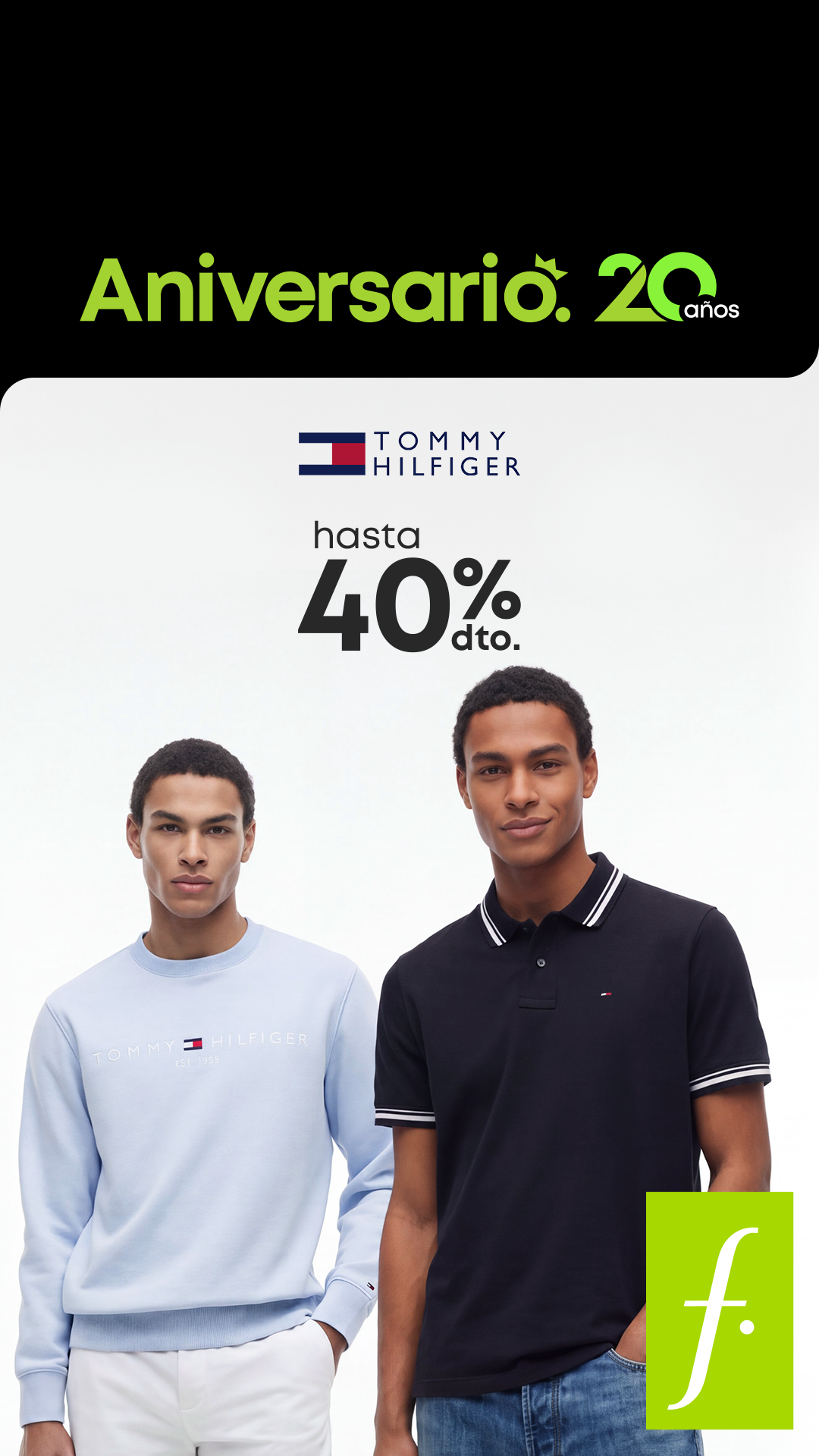 Falabella Colombia Facebook ad: Sacos para ellos
