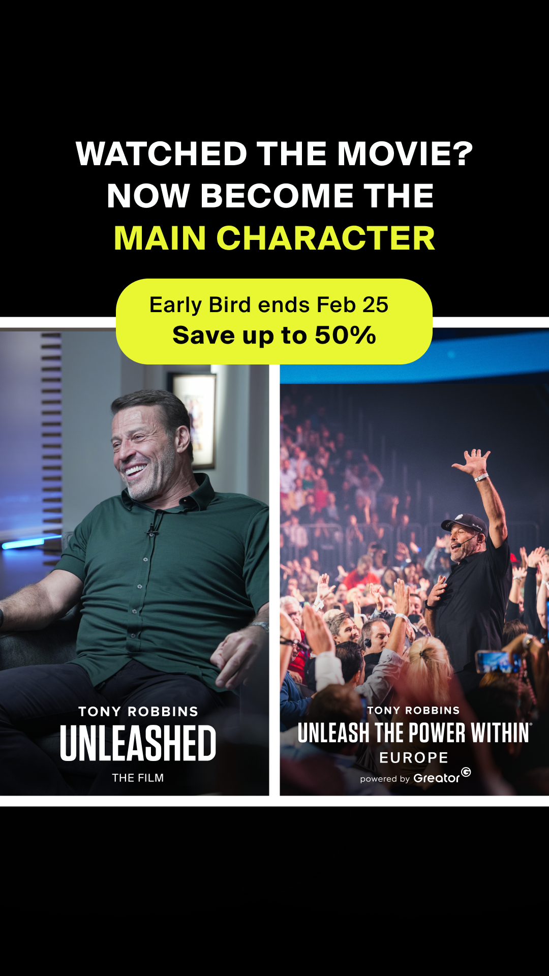 Greator Facebook ad